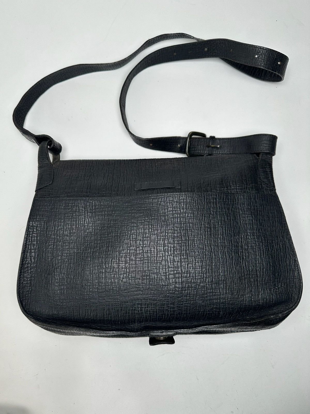 Jean Paul Gaultier Vintage Jean Paul Gaultier Leather Shoulder Bag Black Size ONE SIZE - 16 Thumbnail