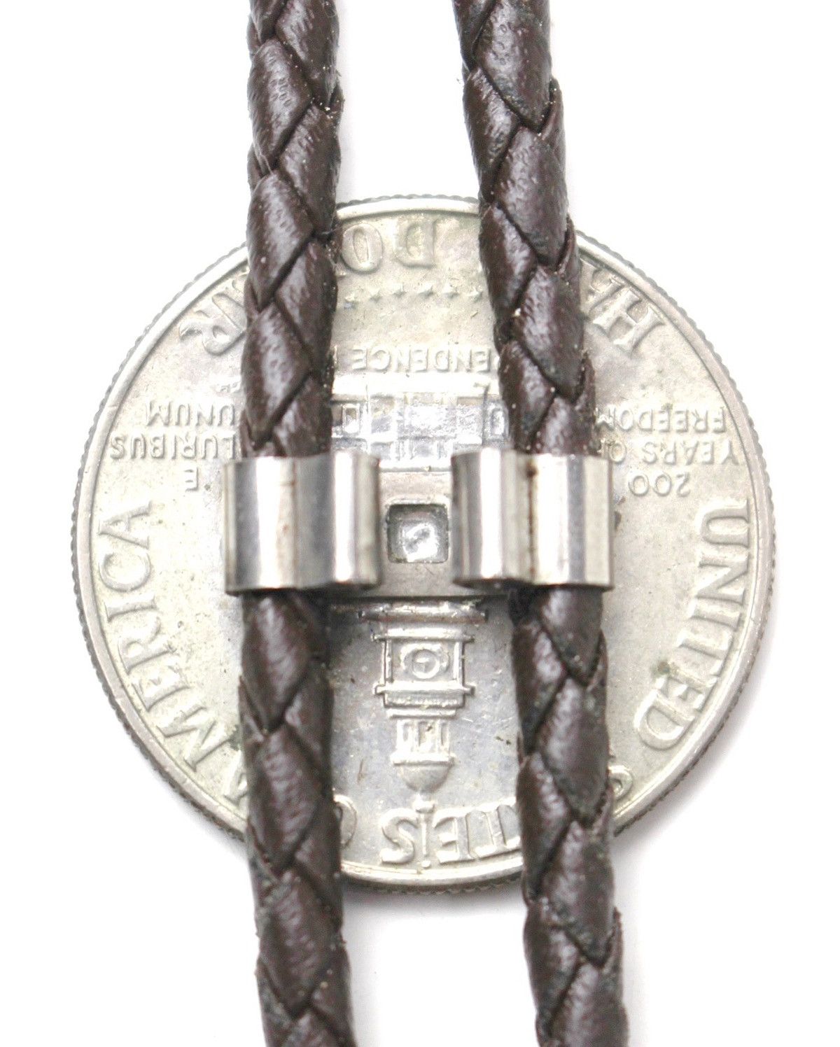 Vintage 1976 BICENTENNIAL KENNEDY HALF DOLLAR BOLO TIE Size ONE SIZE - 3 Thumbnail