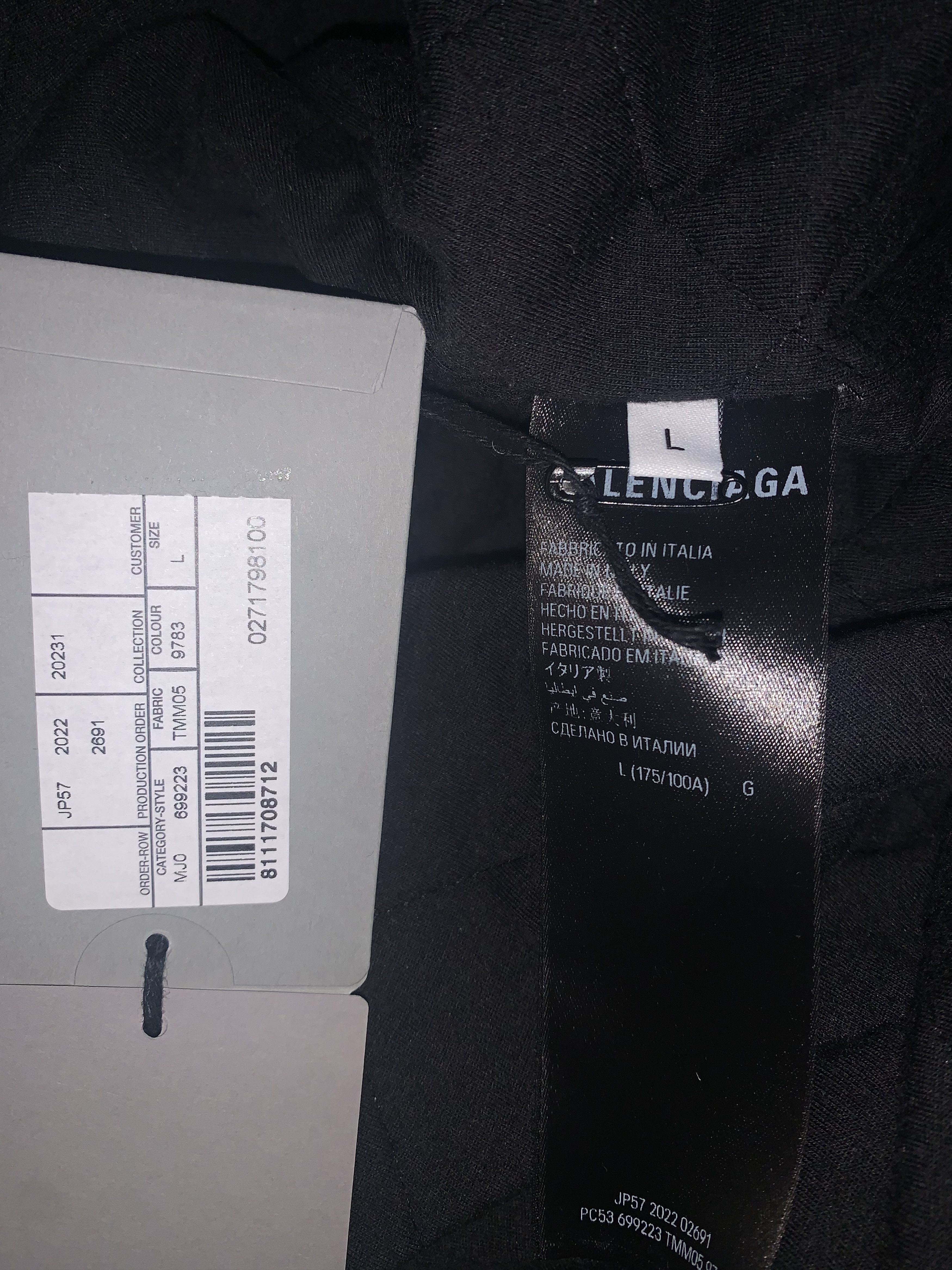 Balenciaga Balenciaga Bleached Padded Flannel Shirt Size US L / EU 52-54 / 3 - 7 Thumbnail
