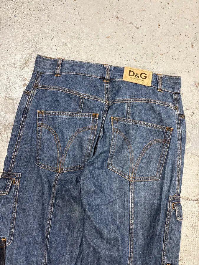 Dolce & Gabbana SS2003 Dolce & Gabbana Blue Aviator Full Zip Cargo Jeans Size US 32 / EU 48 - 9 Thumbnail
