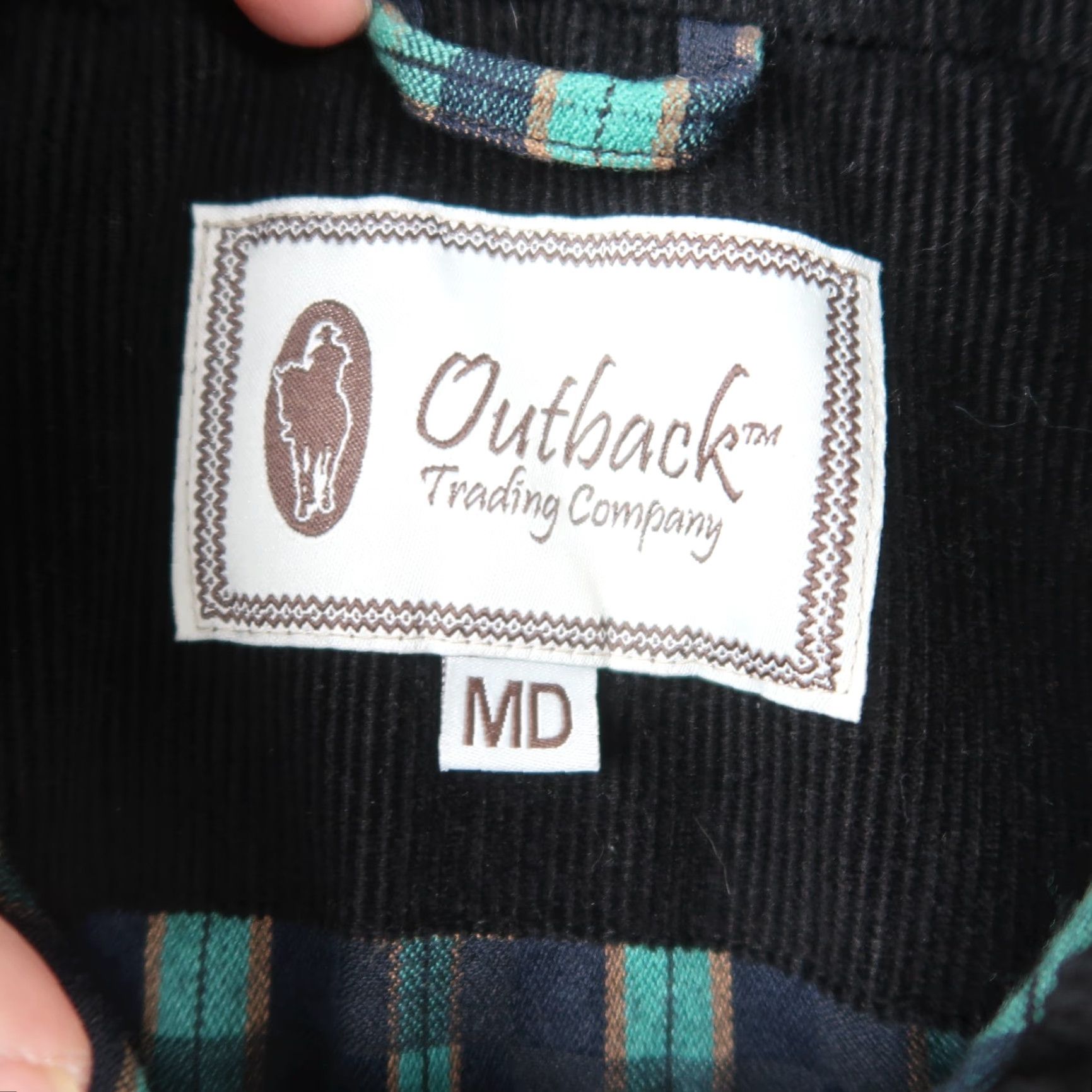 Altea Outback Trading Women’s Barn Coat Puffer Jacket Teal M Medium Preppy Quilted Corduroy Casual Coat Womens Size M / US 6-8 / IT 42-44 - 7 Thumbnail