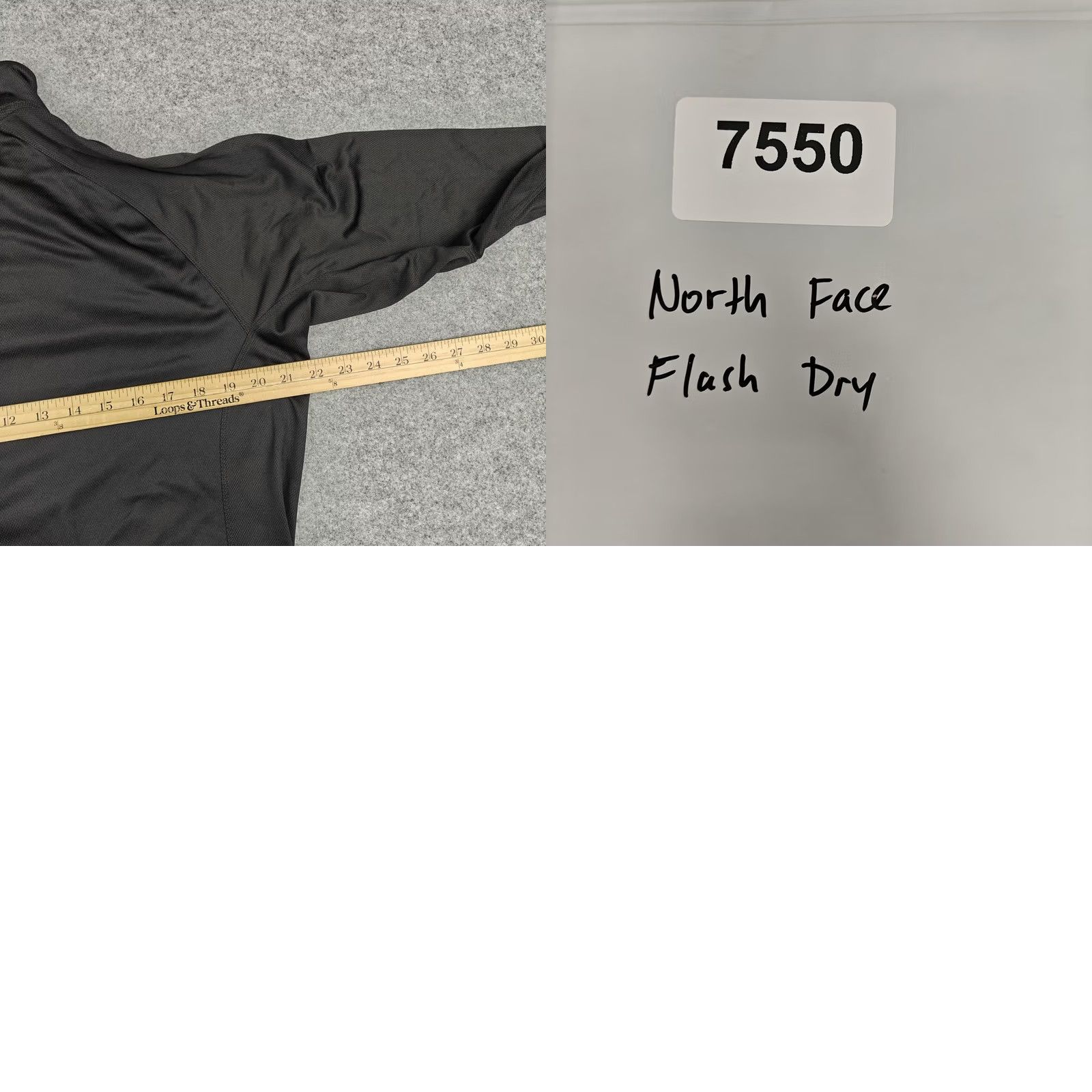 The North Face The North Face Pullover Mens L Black 1/4 Zip Long Sleeve FlashDry Running Shirt Sportswear Mens Regular Fit Nike Size US L / EU 52-54 / 3 - 8 Thumbnail
