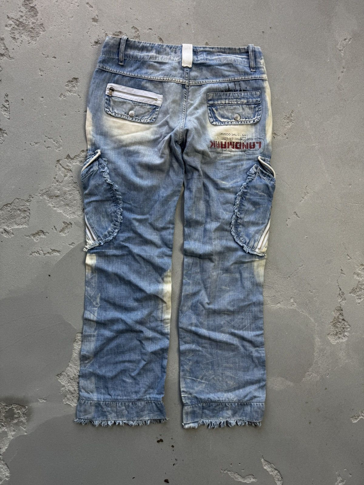 Dsquared2 × Vintage Vintage Dsqaured2 Distressed Denim Y2K Black Jeans Size US 32 / EU 48 - 4 Thumbnail