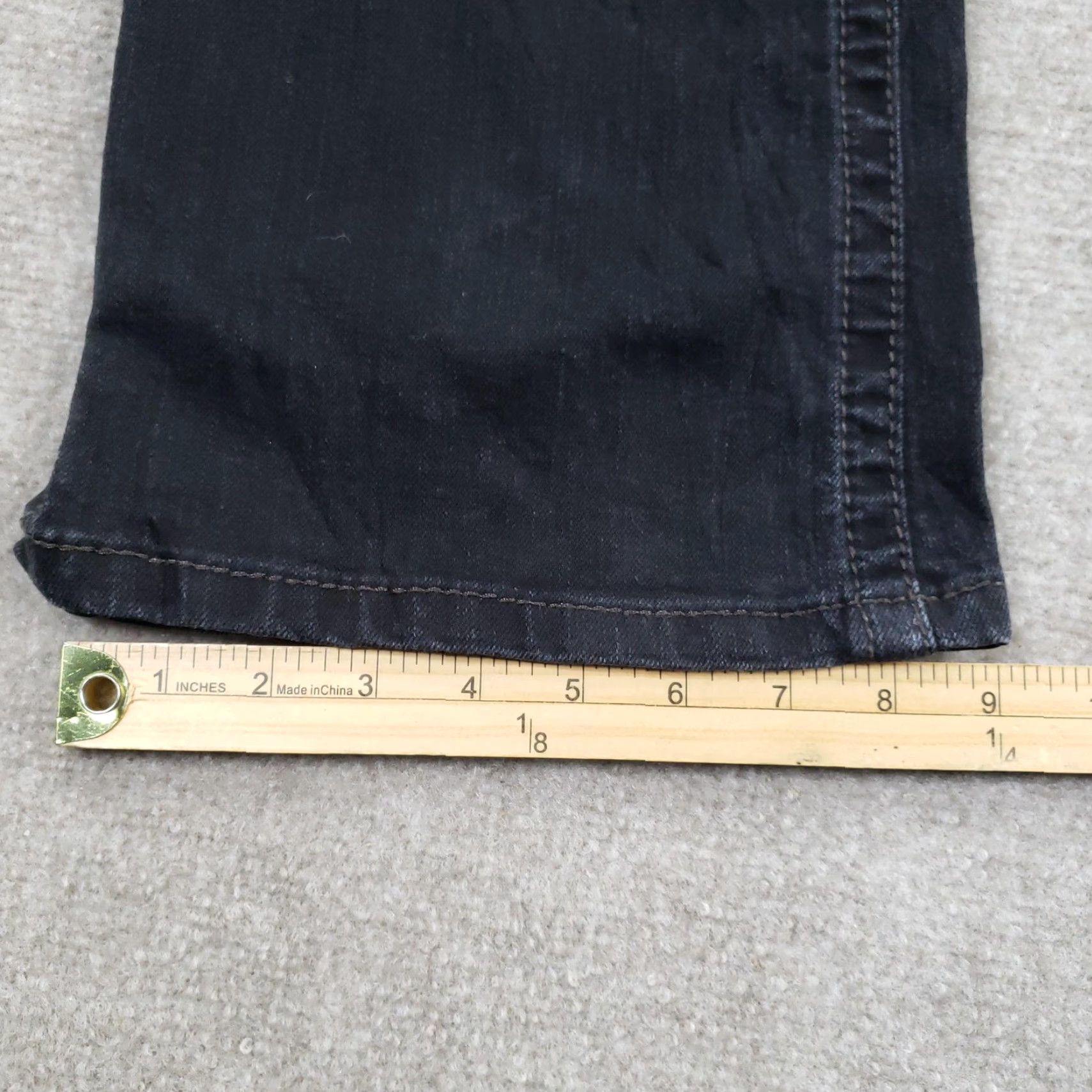 Ariat Ariat Jeans Womens 29R Black REAL Denim Bootcut Western Embellished Stretch Size 29" - 4 Thumbnail