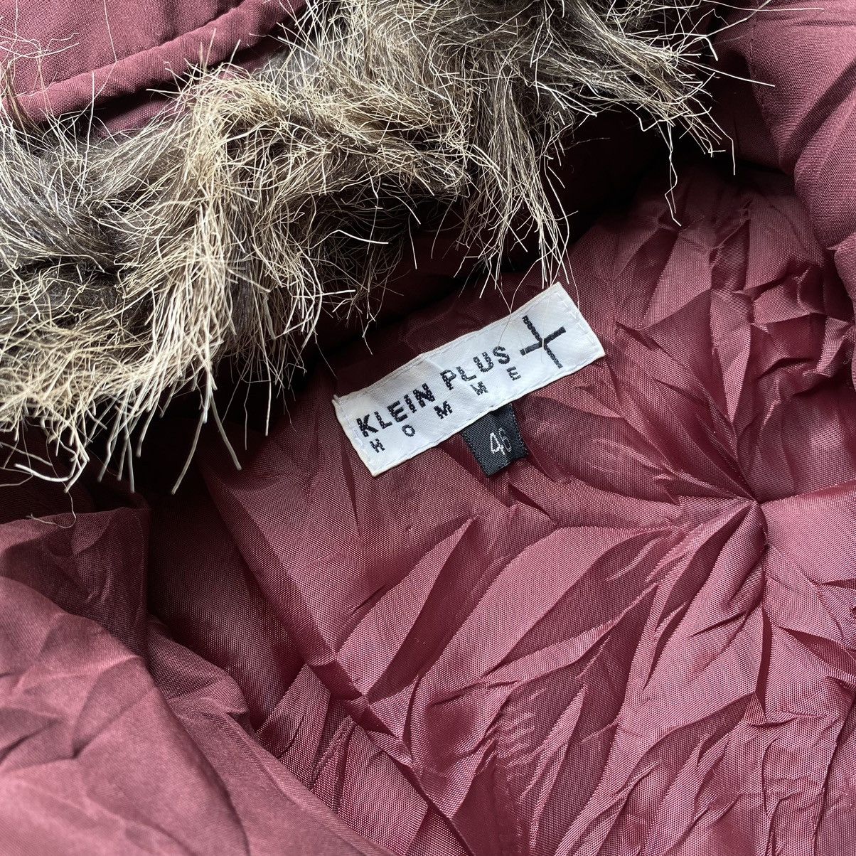 Japanese Brand 🔥Klein Plus Homme Fur Jacket maroon Japanese brand Size US M / EU 48-50 / 2 - 5 Thumbnail