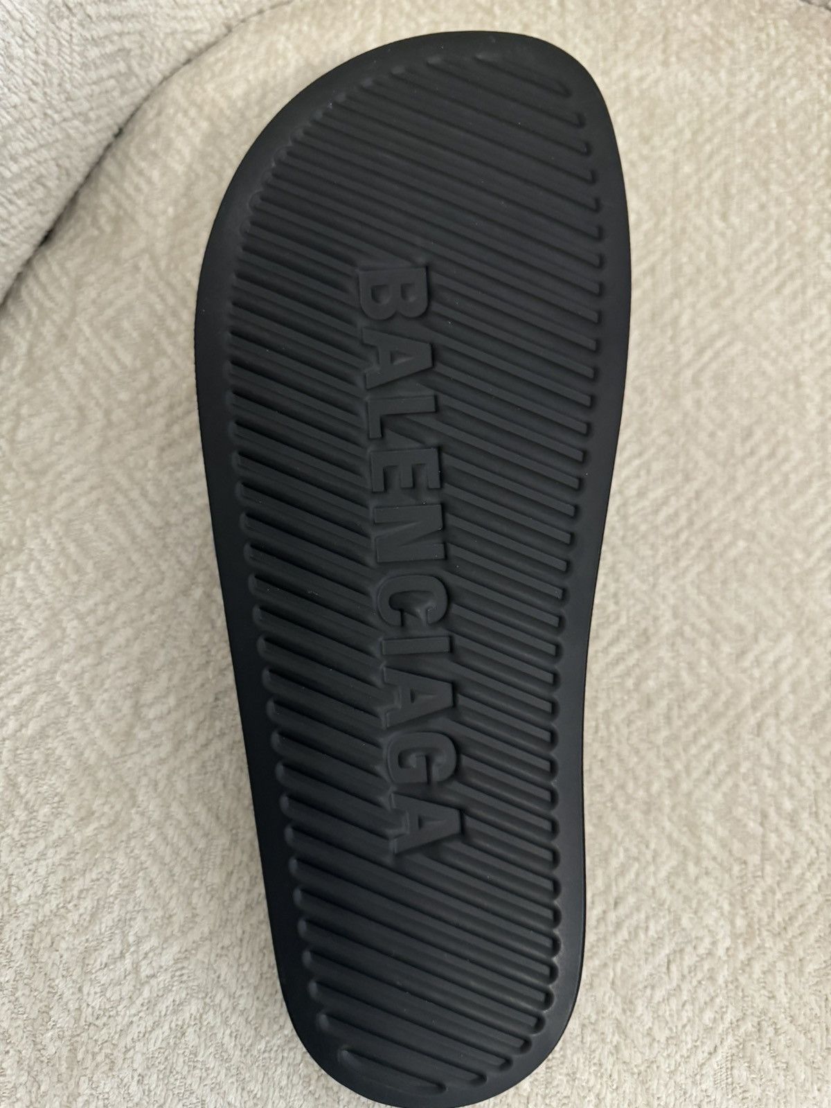 Balenciaga Classic Blue / Black Poolside Slides (New!) Size US 8 / EU 41 - 4 Thumbnail
