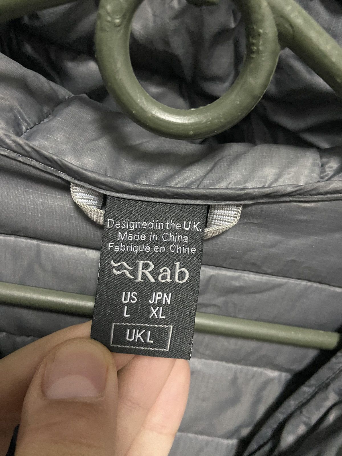 Rab × Vintage Rab Puffer Jacket Logo Vintage nylon hooded zip Size US L / EU 52-54 / 3 - 5 Thumbnail