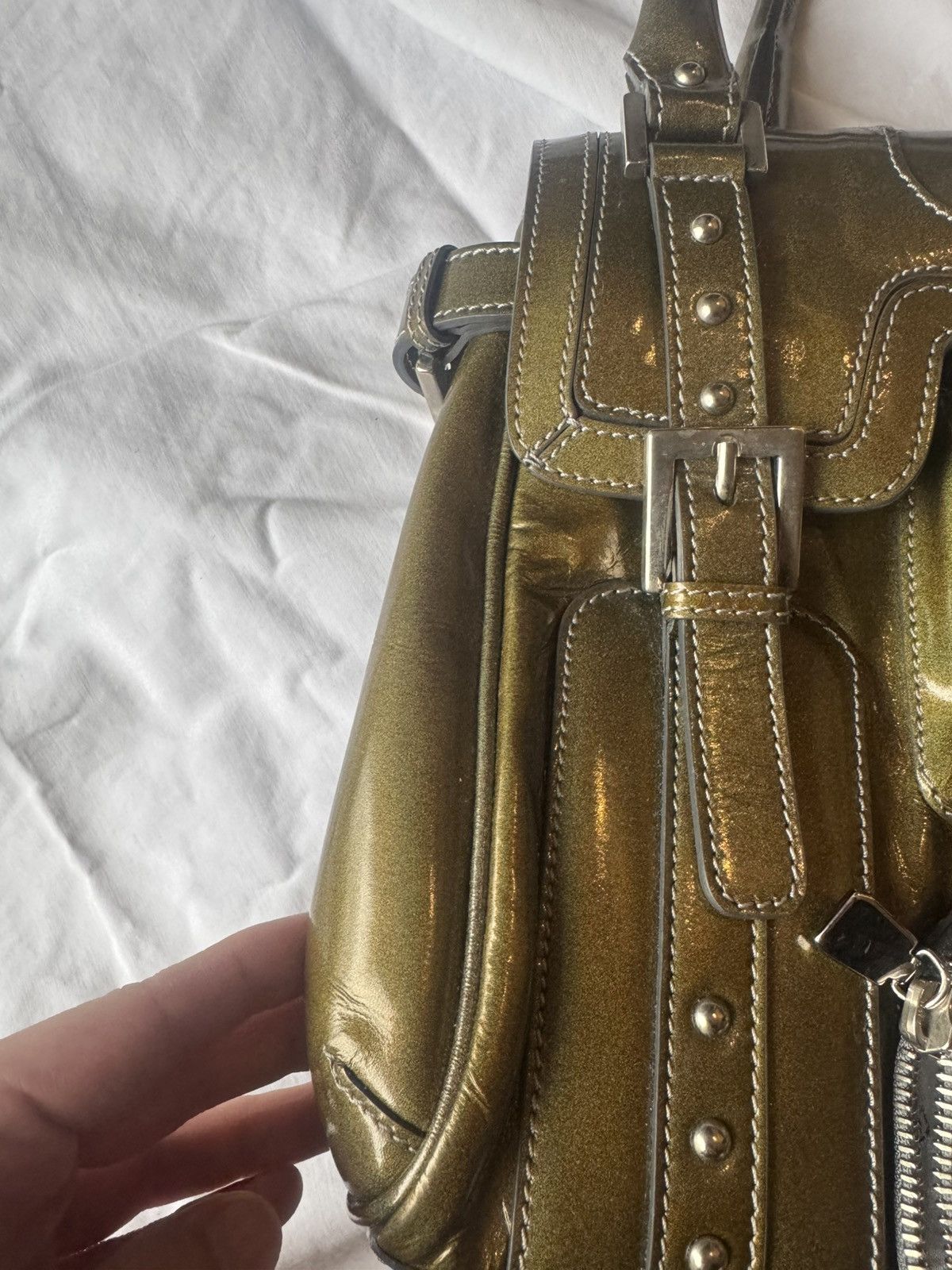 Versus Versace Versace Versus military bag in olive green Size ONE SIZE - 13 Thumbnail