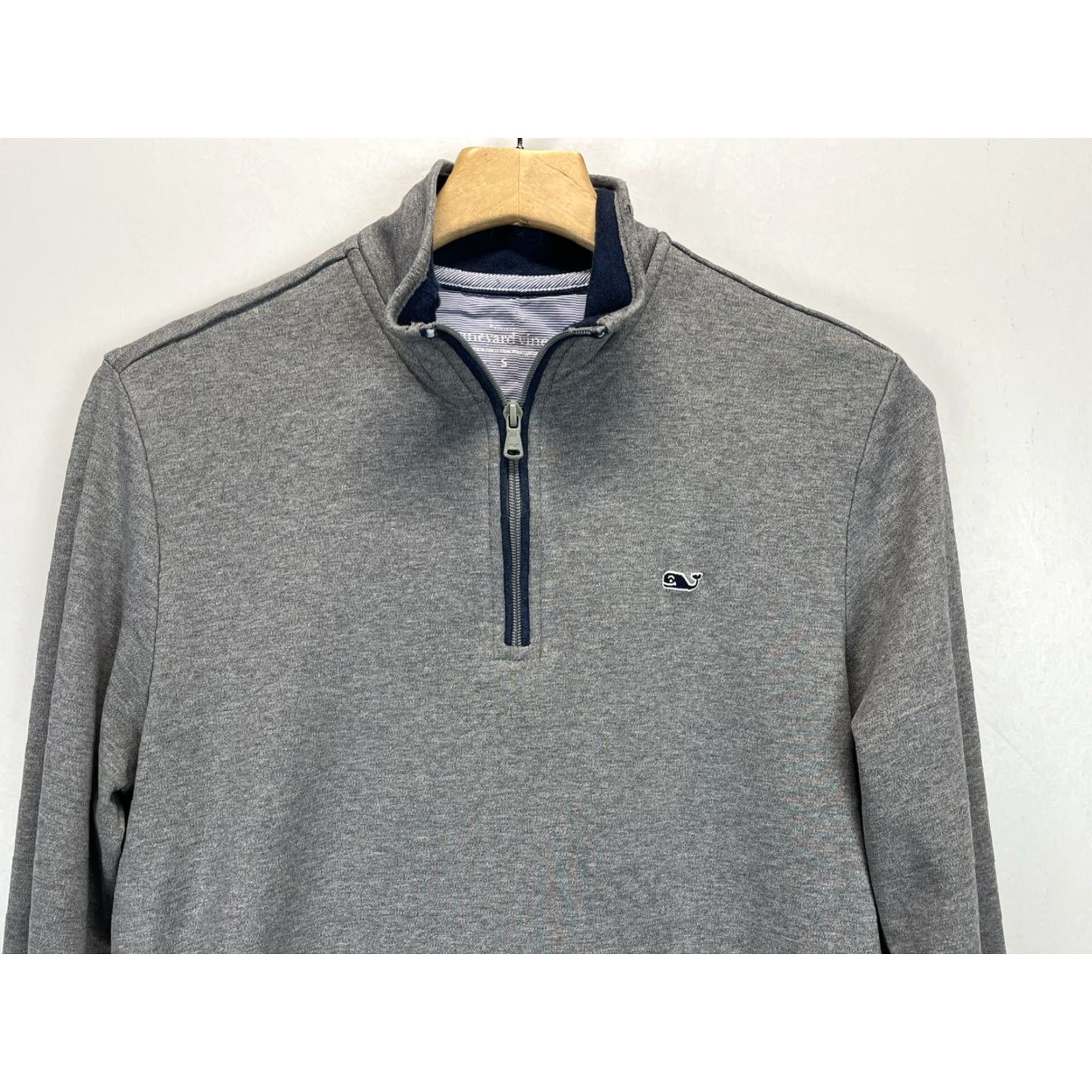 Vineyard Vines Vineyard Vines 100% Pima Cotton Pullover Sweatshirt Shirt Sz Small Mens Grey Read Size US S / EU 44-46 / 1 - 3 Thumbnail