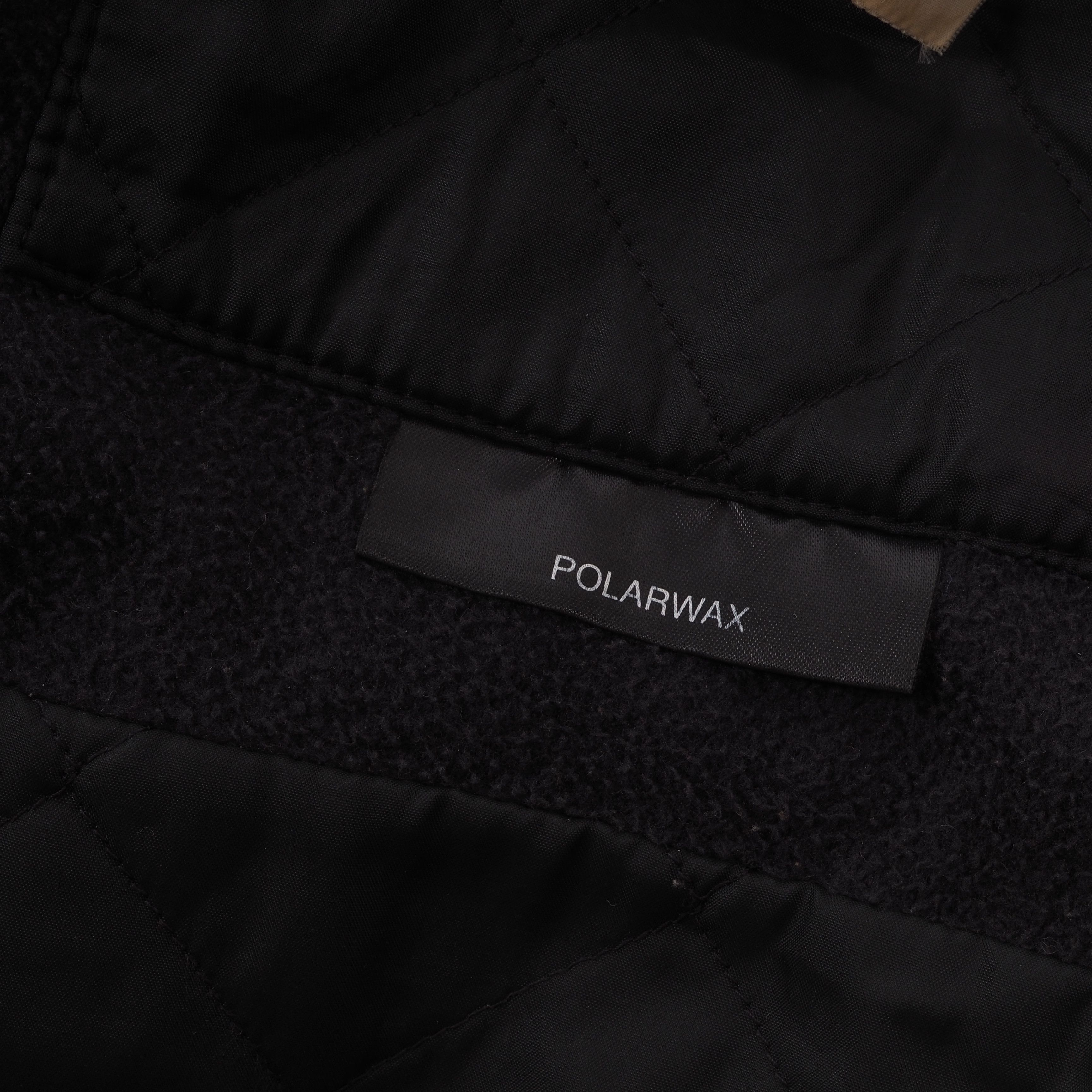 Barbour × Vintage Barbour A1506 Polarwax Fleece Lined Black Waxed Coat Jacket Size US L / EU 52-54 / 3 - 6 Thumbnail