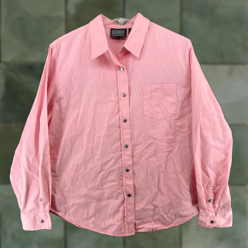 Pinko Rough Rider Mens Extra Large XL Pink Cowboy Snap Shirt Size US XL / EU 56 / 4 - 1 Thumbnail