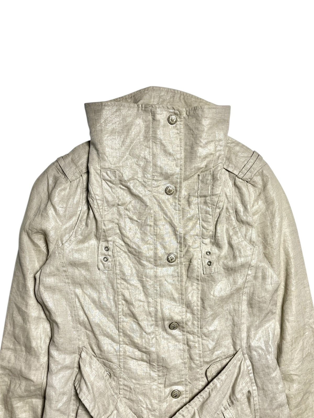 If Six Was Nine 2000’s Cocktail - Vkei Style Linen Jacket Size US S / EU 44-46 / 1 - 2 Thumbnail