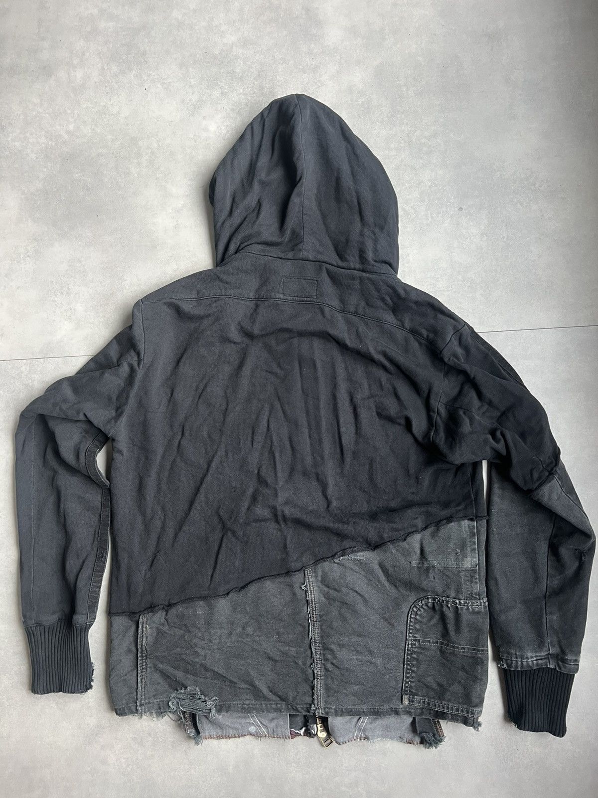Greg Lauren Greg Lauren 50/50 Black Fleece Canvas High Tech Track Jacket Size US L / EU 52-54 / 3 - 7 Thumbnail