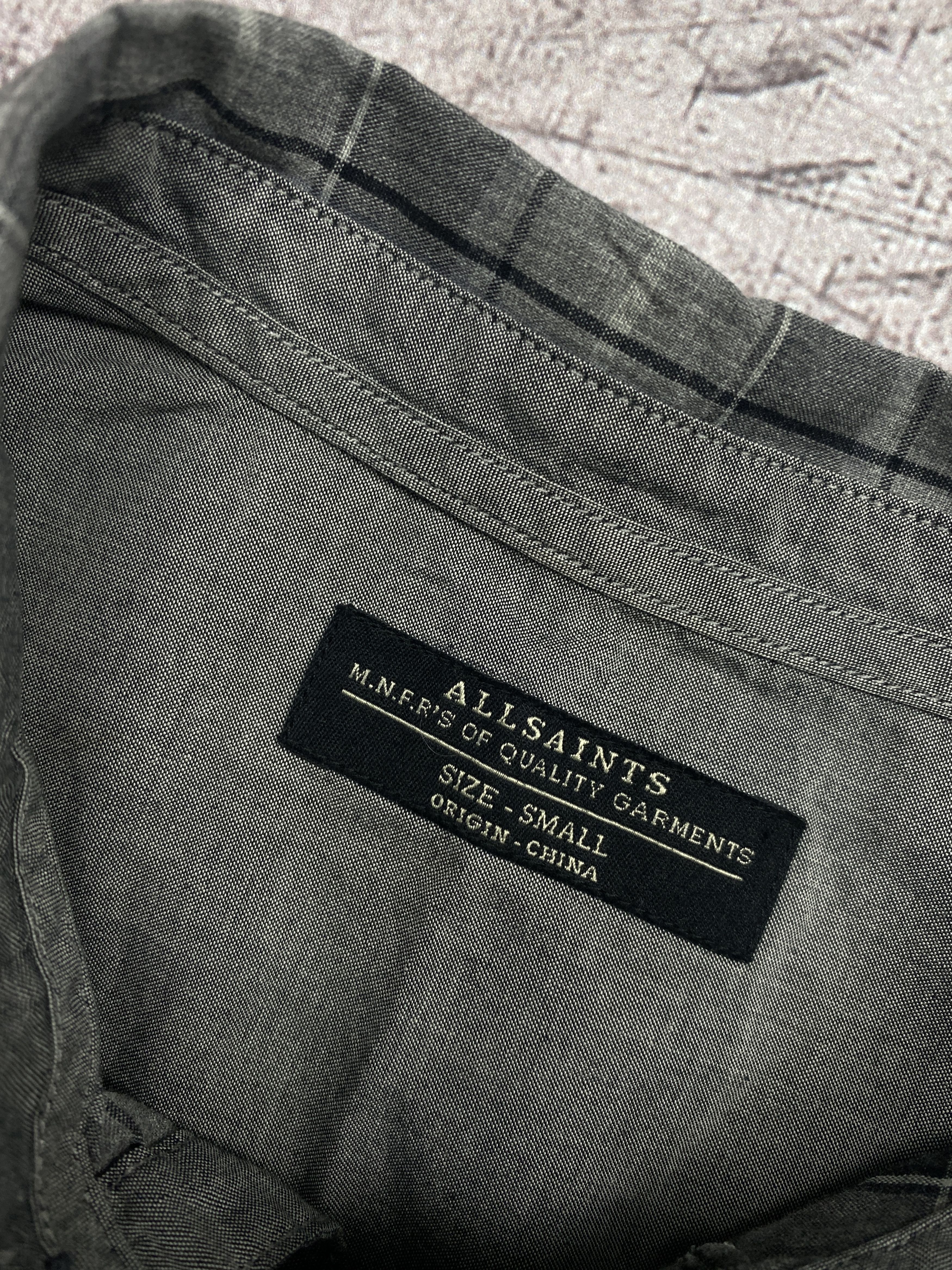 Allsaints Allsaints Vintage Mens Plaid Short Sleeve Bowerman Shirt Size US S / EU 44-46 / 1 - 4 Thumbnail