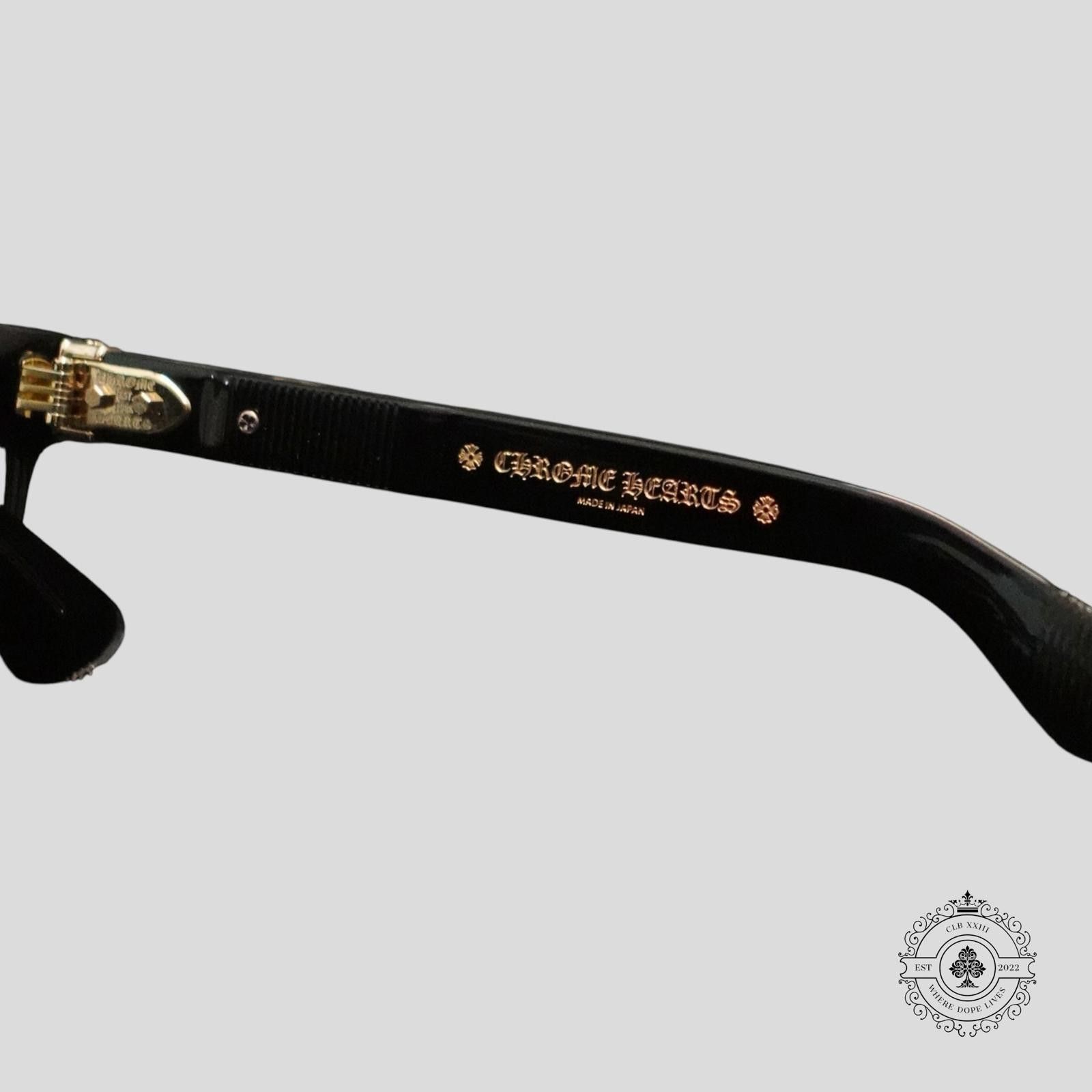 Chrome Hearts Chrome Hearts Pen 15 Glasses in Black/Gold Size ONE SIZE - 5 Thumbnail