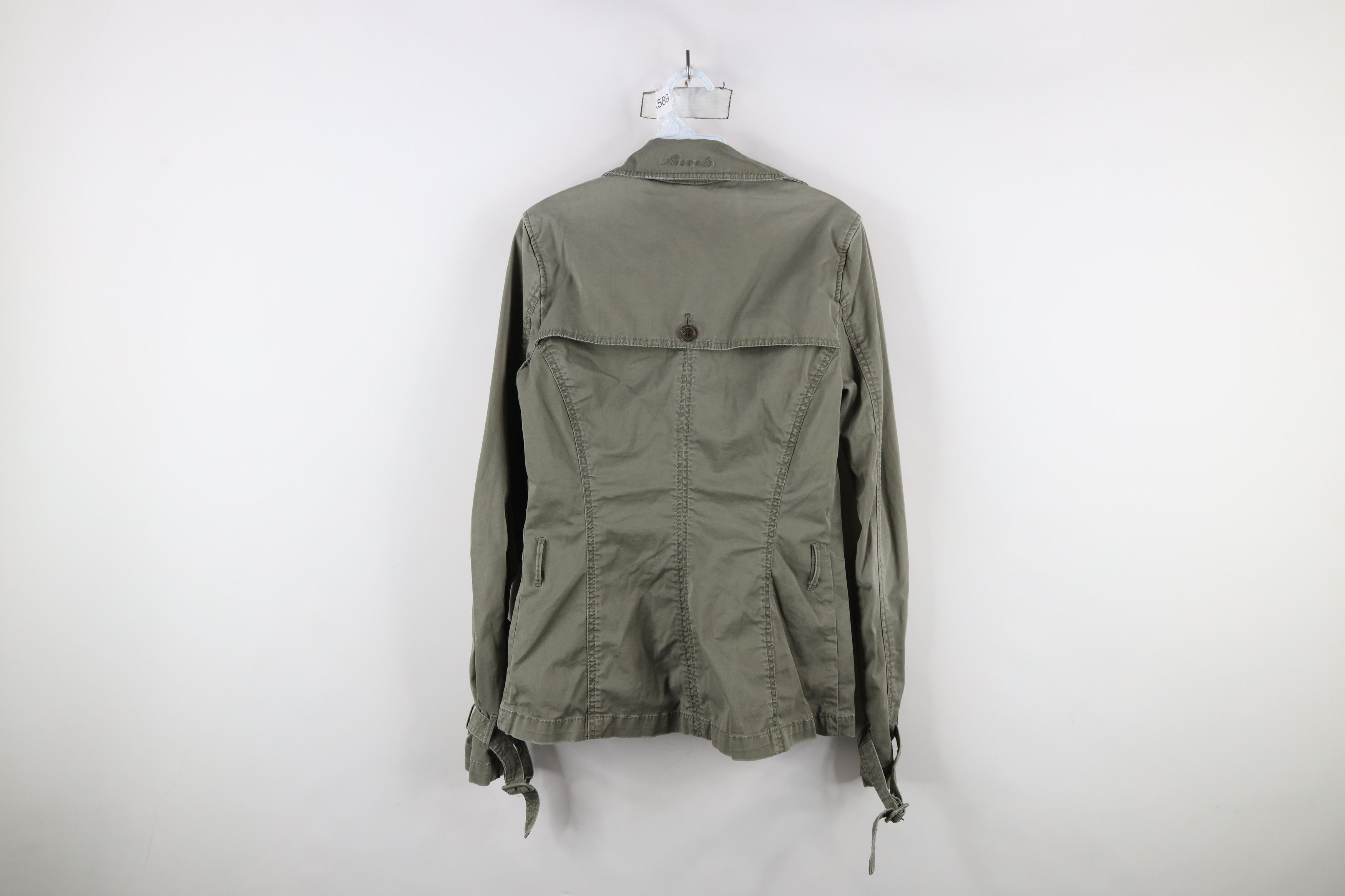 Abercrombie & Fitch × Vintage Vintage Y2K Abercrombie & Fitch Military Peacoat Trench Coat Size L / US 10 / IT 46 - 12 Thumbnail