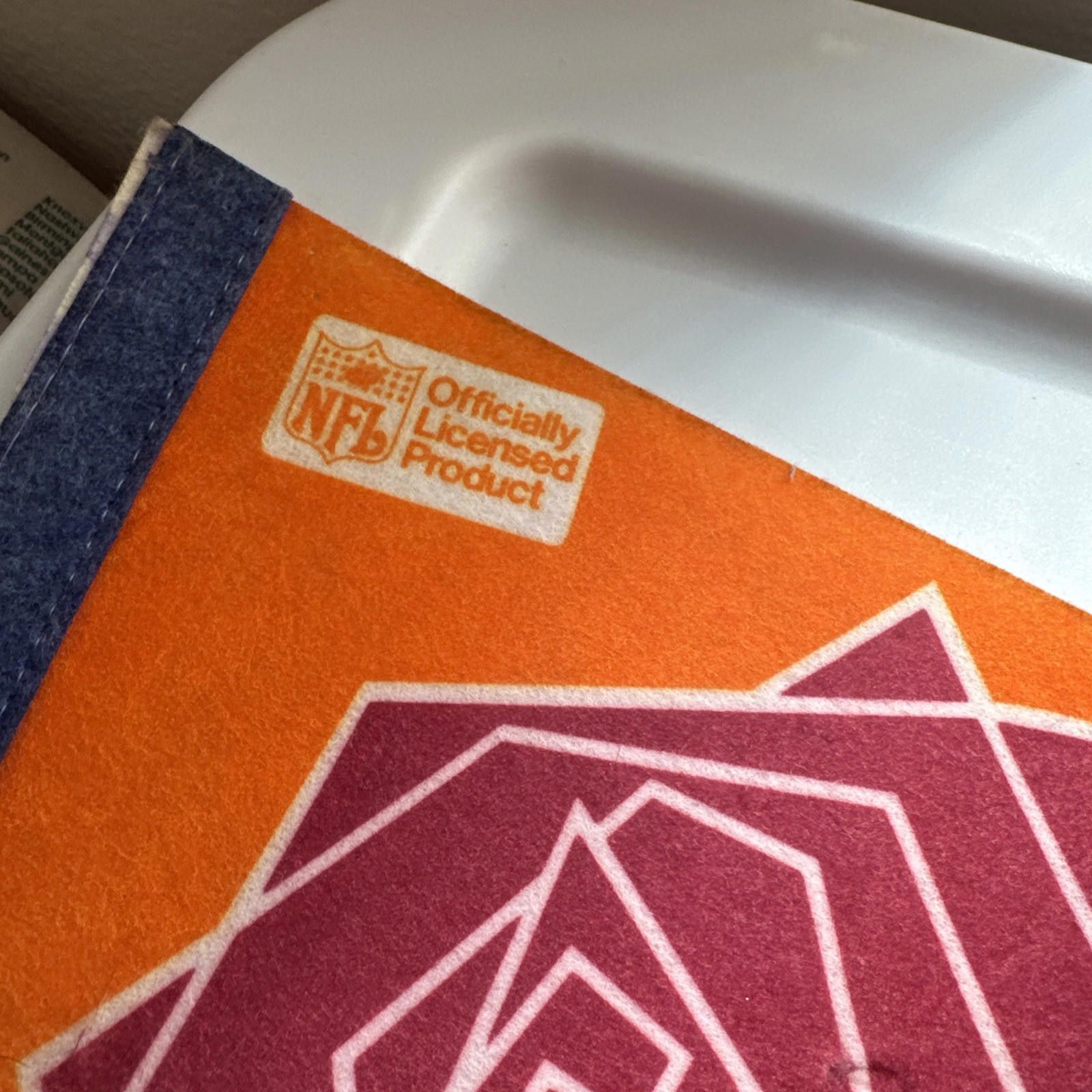 NFL DENVER BRONCOS Vintage Super Bowl XXI 30" Football Pennant Size ONE SIZE - 6 Thumbnail