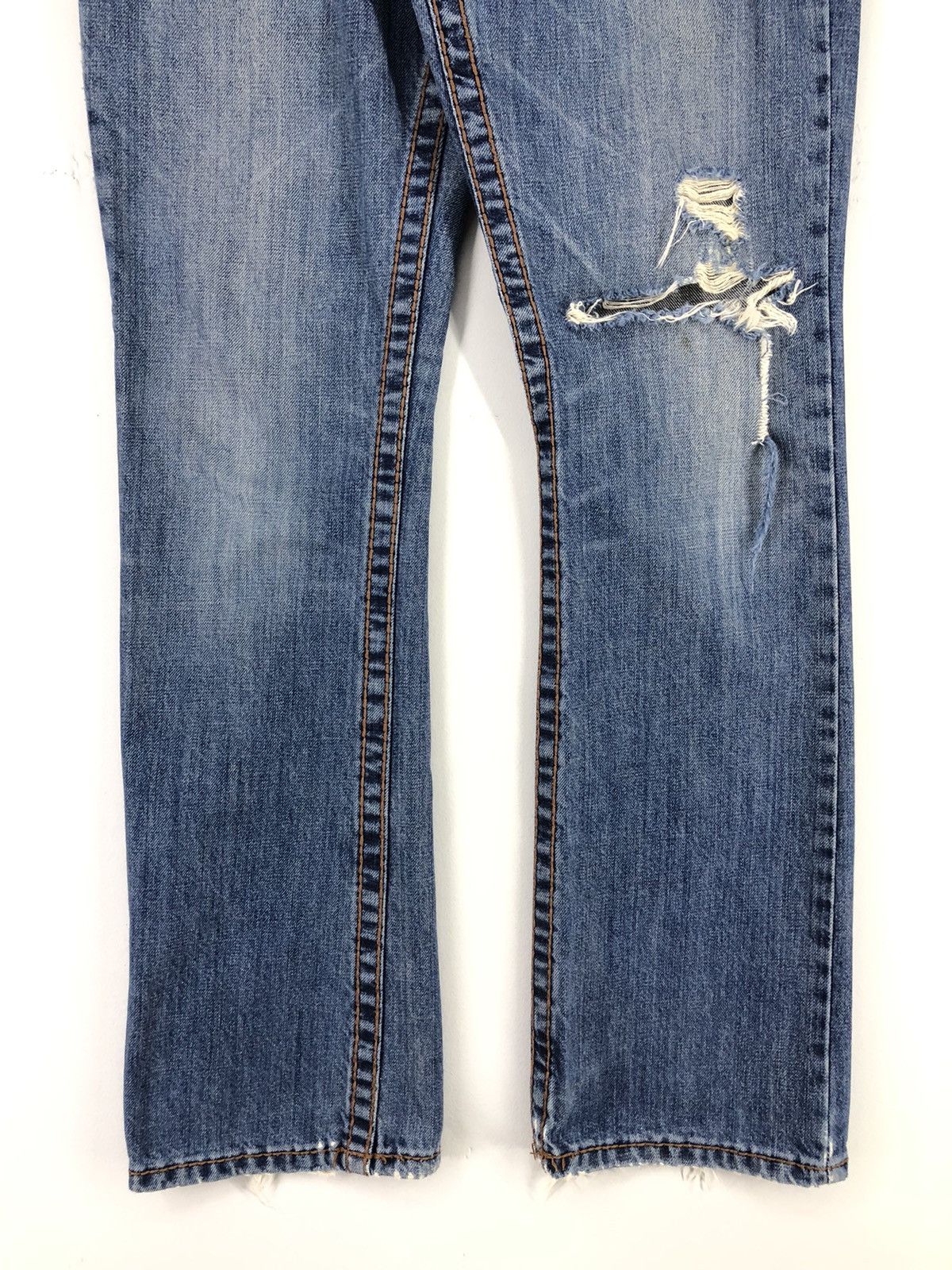 Aeropostale Vintage Aeropostale Driggs Slim Bootcut Distressed Jeans Size US 29 - 10 Thumbnail