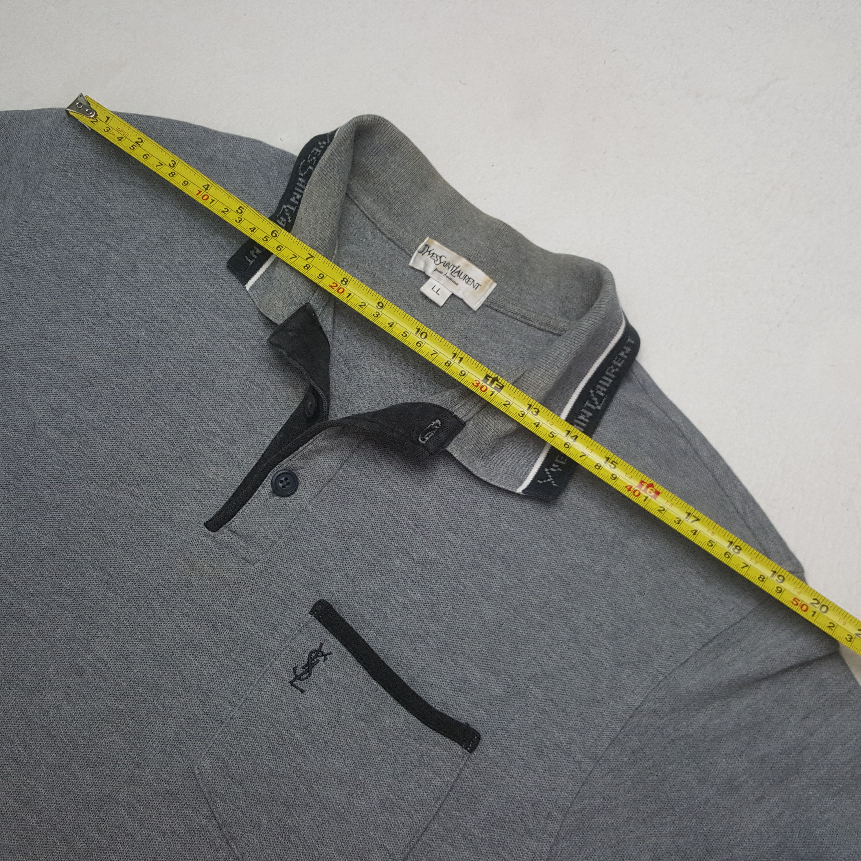 Yves Saint Laurent Vintage Yves Saint Laurent Designer Brand YSL Polos Size US L / EU 52-54 / 3 - 5 Thumbnail