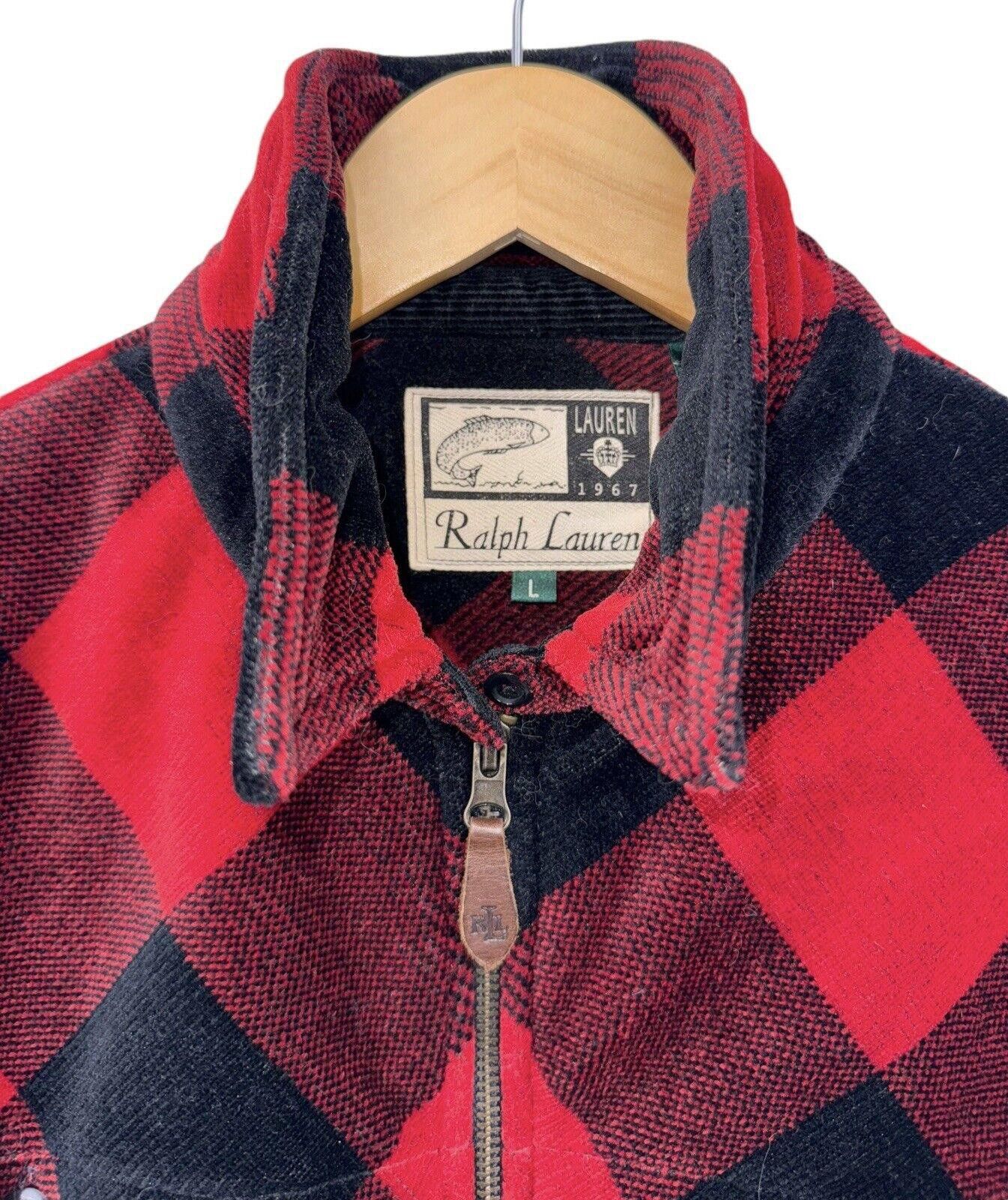 Lauren Ralph Lauren Vintage Ralph Lauren RRL 90s Buffalo Plaid Jacket Shirt L Size L / US 10 / IT 46 - 6 Thumbnail
