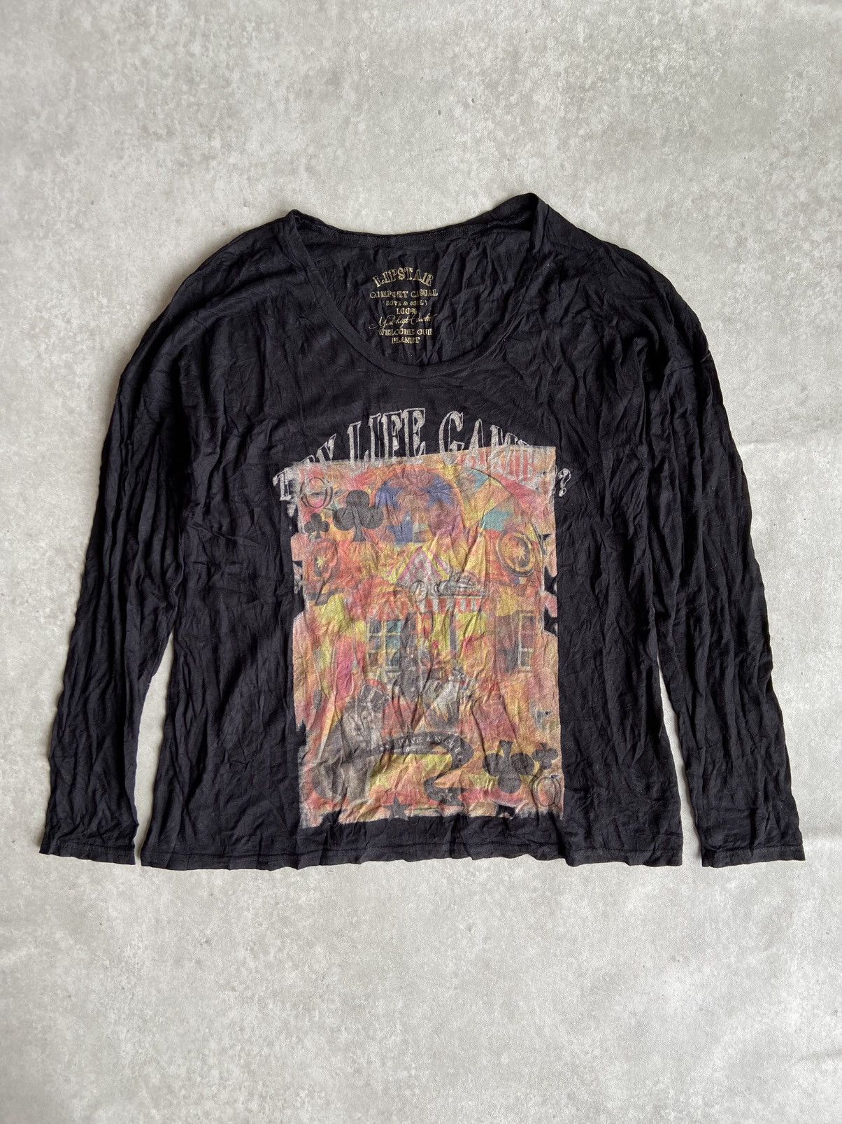 Hysteric Glamour × If Six Was Nine × Japanese Brand 🌹LAST DROP🌹Vintage LIPSTAR Japanese Brand Graphic longsleeve Size US M / EU 48-50 / 2 - 1 Thumbnail