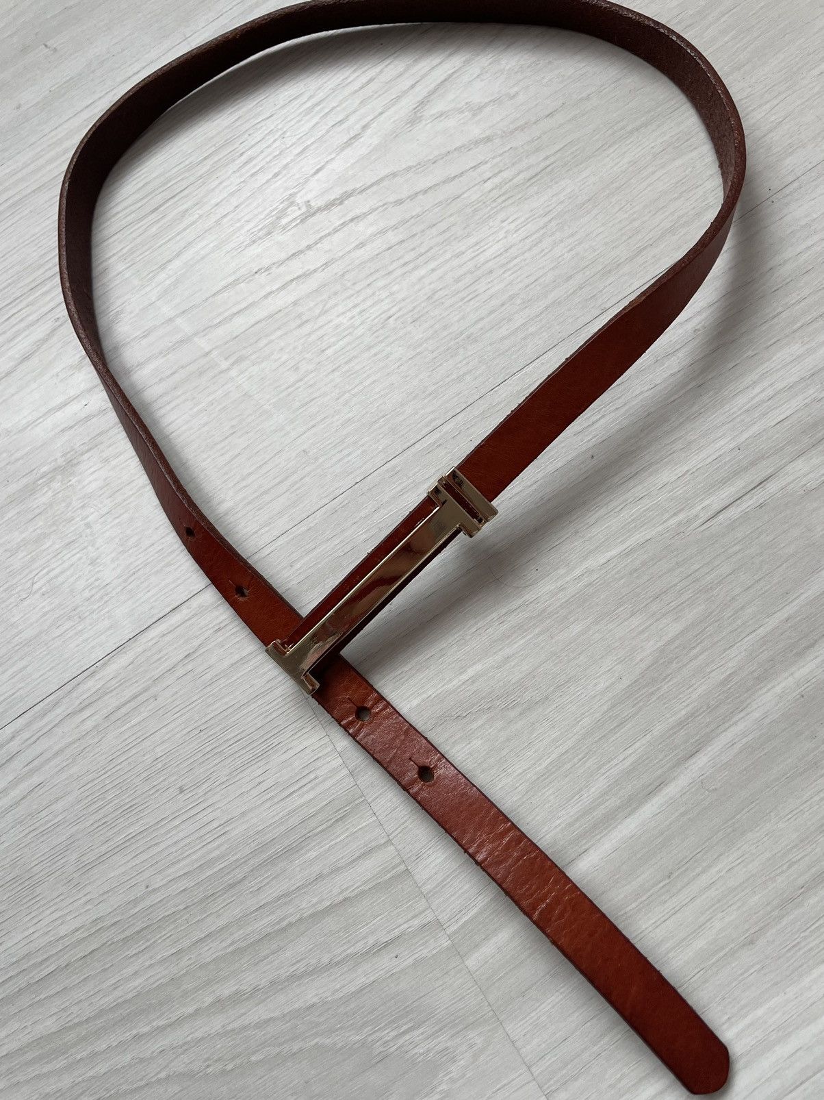 Vintage Vintage leather belt Size ONE SIZE - 8 Thumbnail