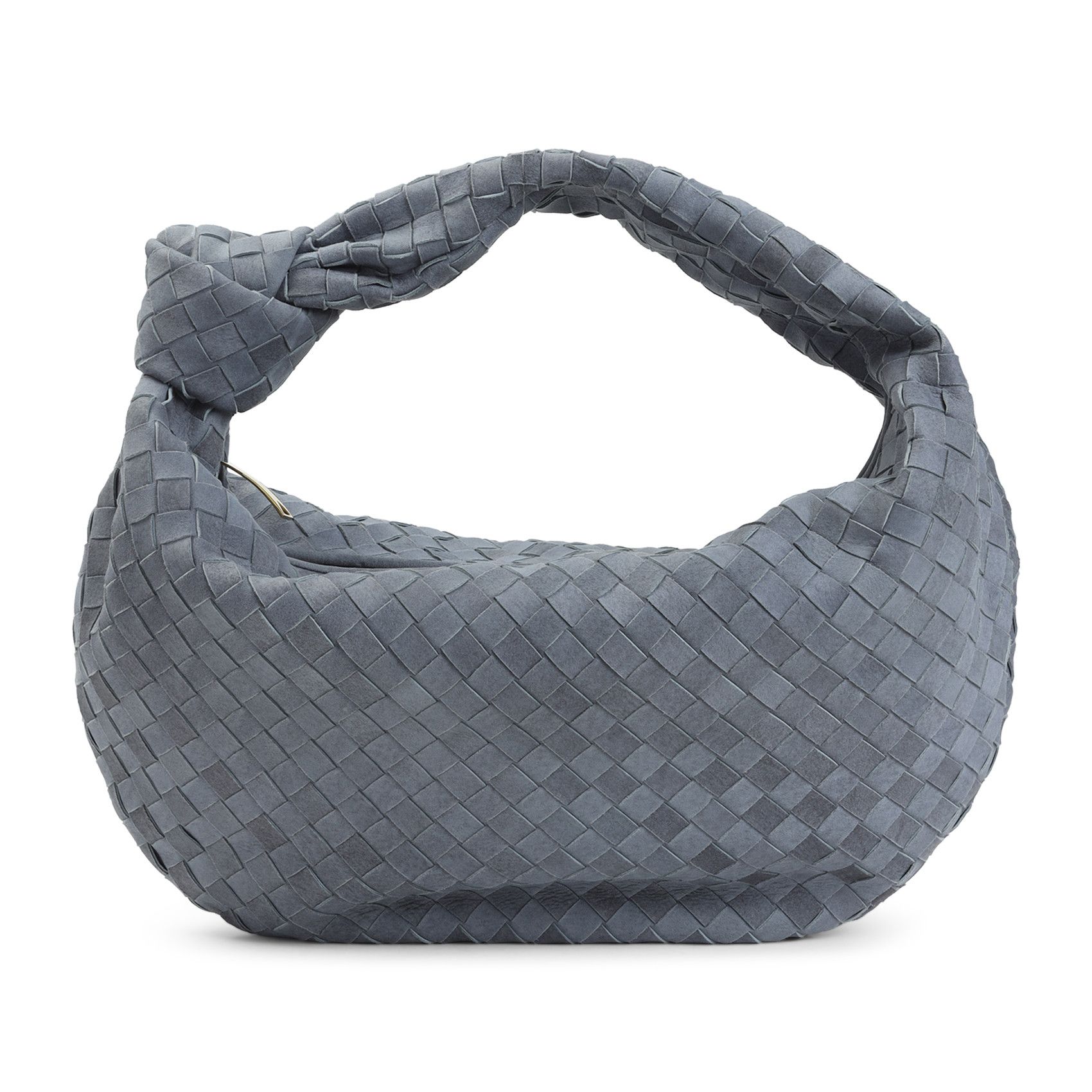 Bottega Veneta Bottega Veneta Jodie Intrecciato 15 Cloudy Suede Handbag Size ONE SIZE - 1 Thumbnail