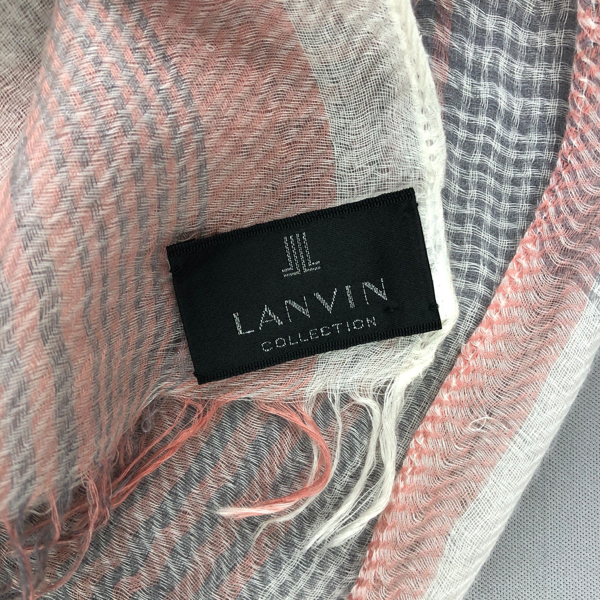Lanvin Vintage Lanvin Scarf Long Shawl Stoles Wool Scarves. Size ONE SIZE - 7 Thumbnail