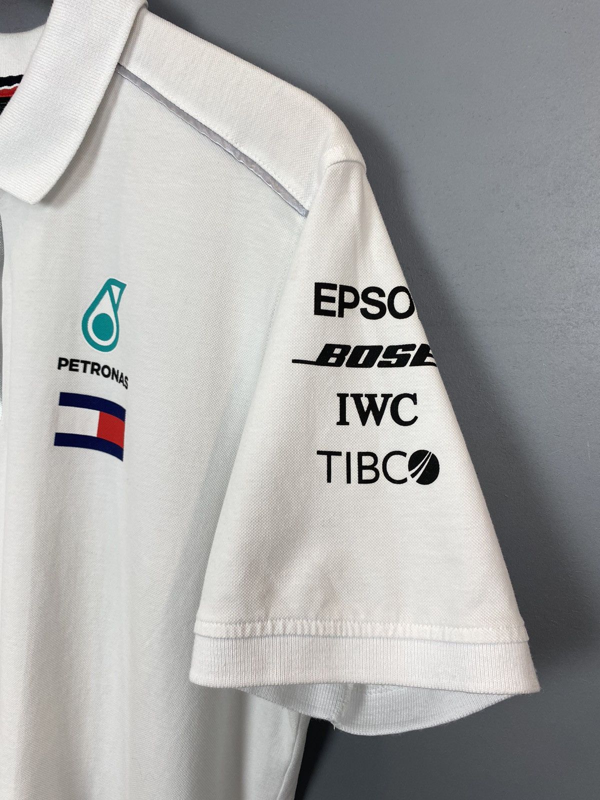 Mercedes-Benz Mercedes AMG Petronas F1 Team Polo Shirt Size XL White Top Size US XL / EU 56 / 4 - 4 Thumbnail