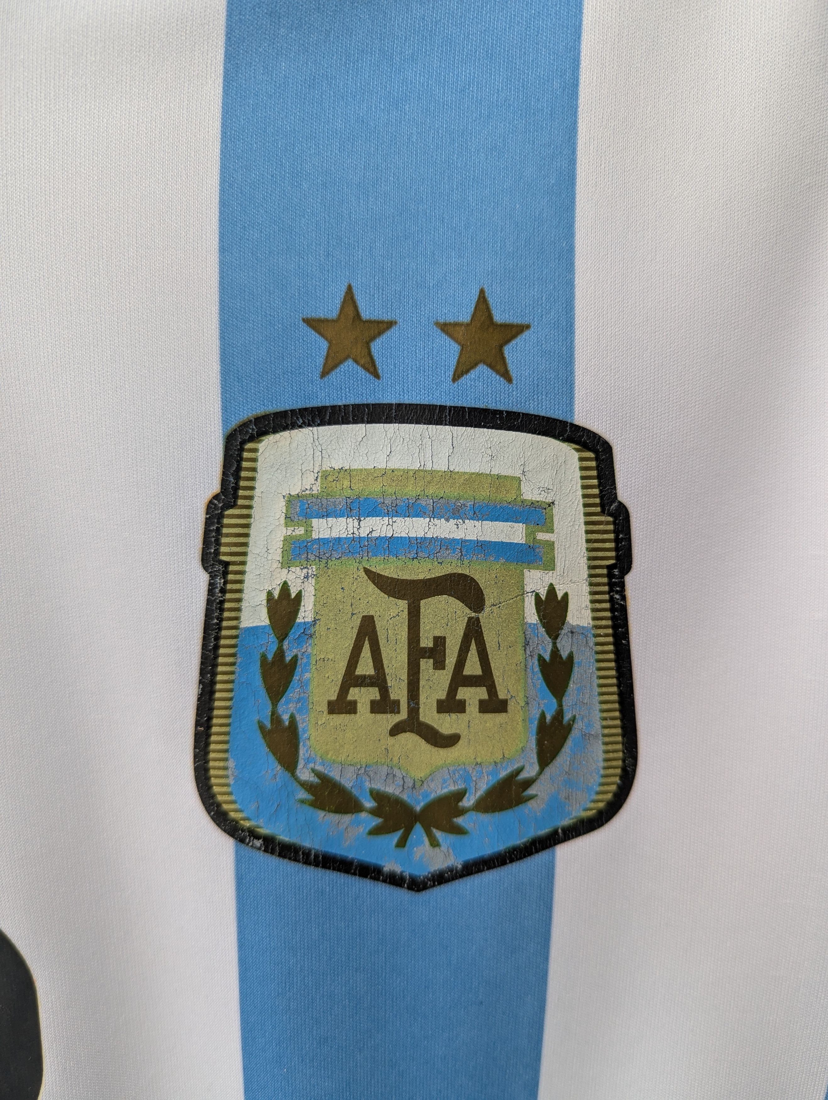 Adidas Adidas Argentina 2014-15 Home Football Jersey Shirt Size US M / EU 48-50 / 2 - 2 Thumbnail