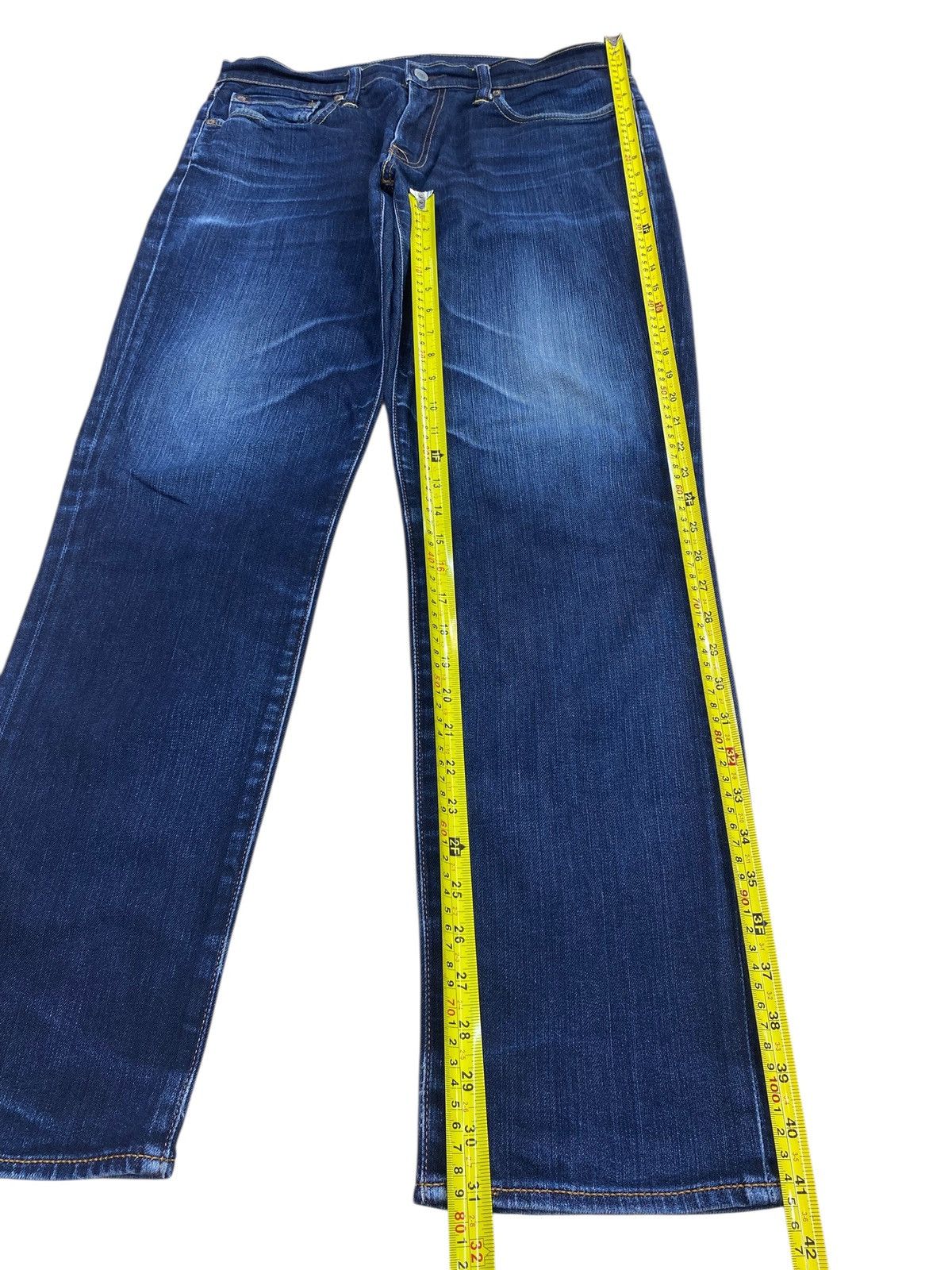 Levi's Levi’s Whiskers Dark Wash Style Light Jeans Size US 34 / EU 50 - 7 Thumbnail