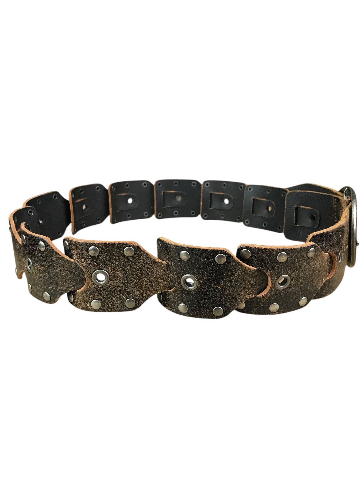 Max Mara × Sportmax STUDDED LEATHER WAIST BELT STEAMPUNK SPORTMAX BY MAX MARA Size ONE SIZE - 2 Thumbnail