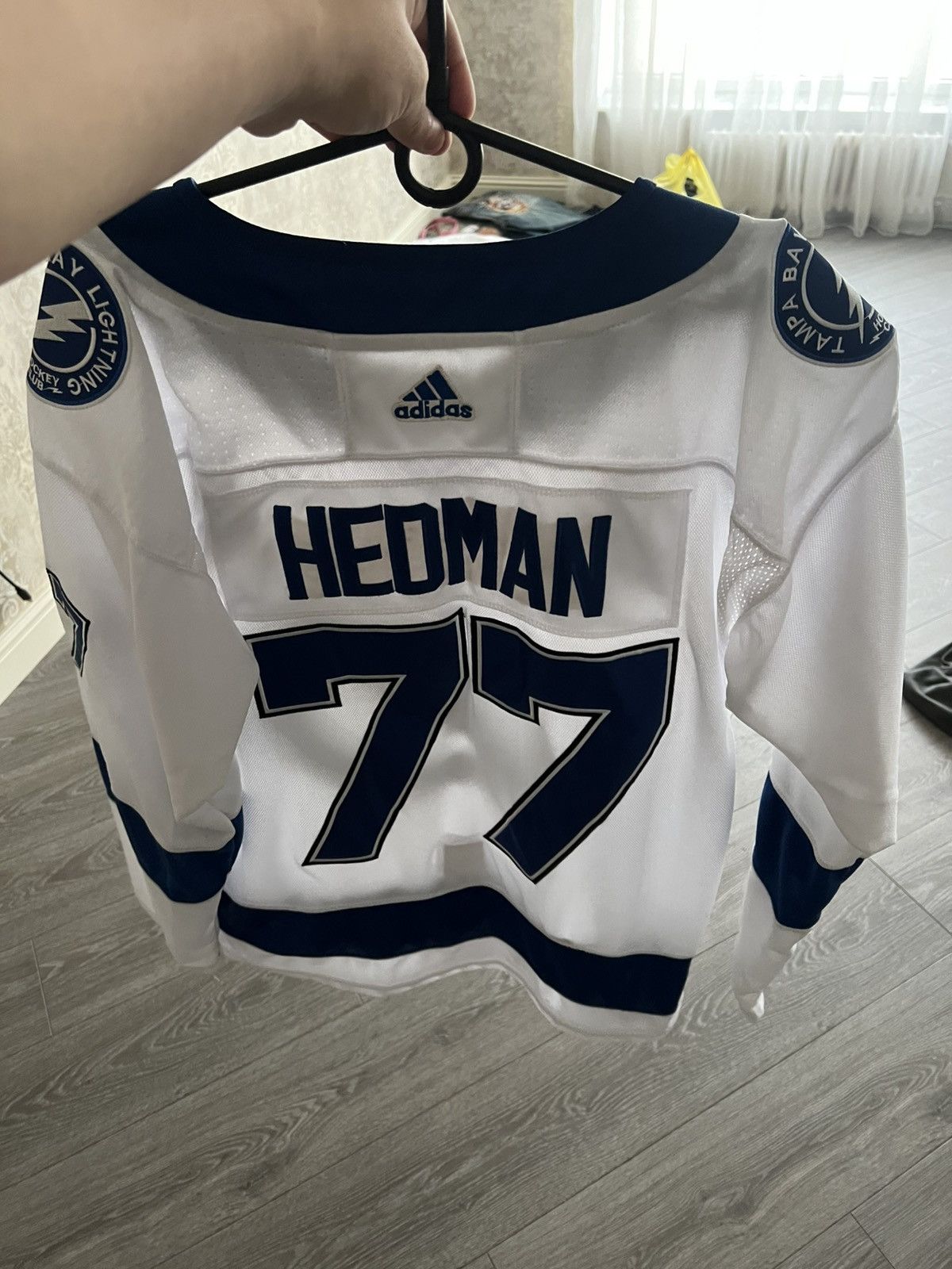 NHL Adidas NHL Tampa Bay Lightning #77 Hedman Jersey Size US XL / EU 56 / 4 - 25 Thumbnail