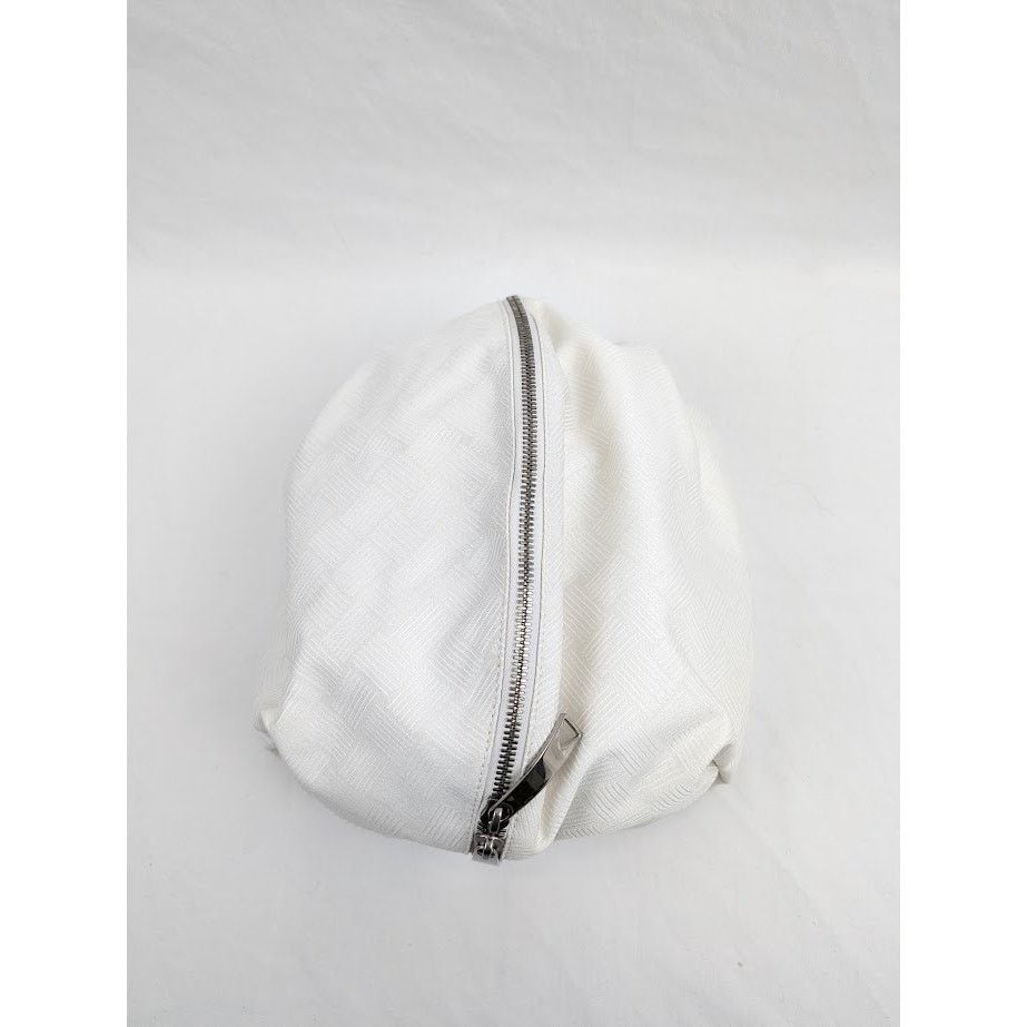 Bottega Veneta o1rshd1 Size: OS / Jacquard Pouch in White/Silver Size ONE SIZE - 1 Thumbnail
