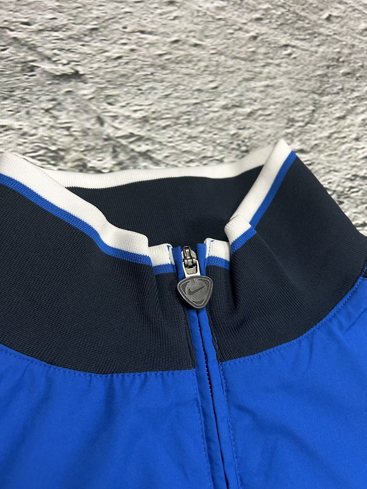 Nike × Vintage Nike track suit vintage navy nylon pants jacket drill Y2K Size US XL / EU 56 / 4 - 4 Thumbnail