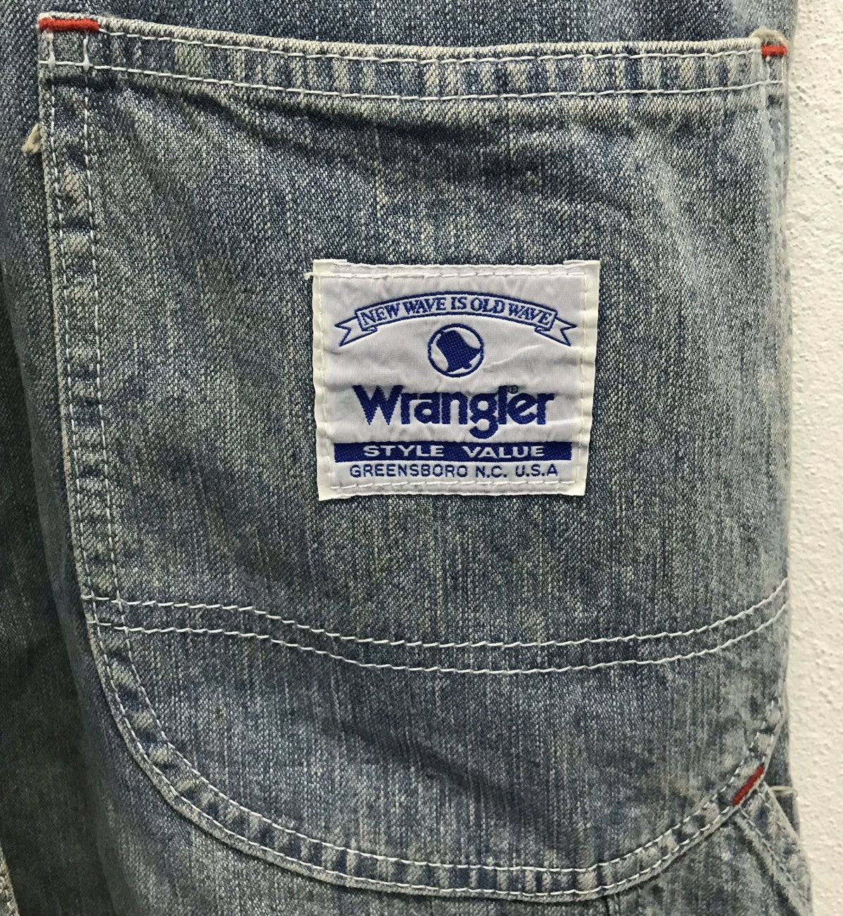 Vintage × Wrangler Vintage Wrangler Blue Bell Denim Overall Size US 35 - 14 Thumbnail