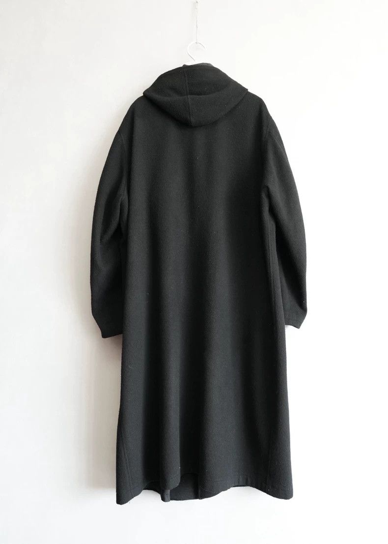 Yohji Yamamoto Yohji Yamamoto 19AW Hooded Hidden Button Coat 2504-Nextarro Size US L / EU 52-54 / 3 - 2 Thumbnail