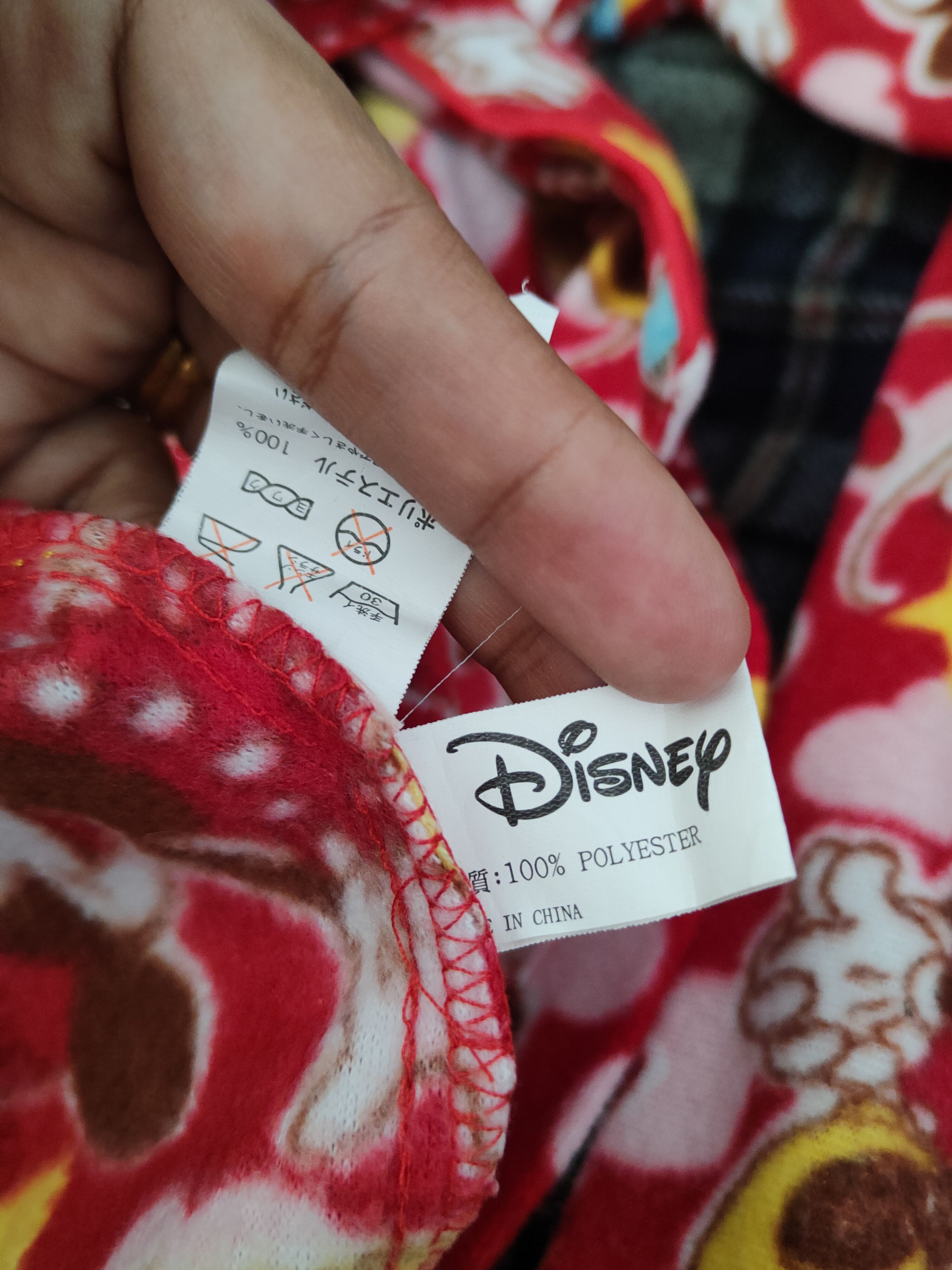 Disney × Vintage DL Disney Red Minnie Mouse Wool Pyjamas #009 Size M / US 6-8 / IT 42-44 - 10 Thumbnail
