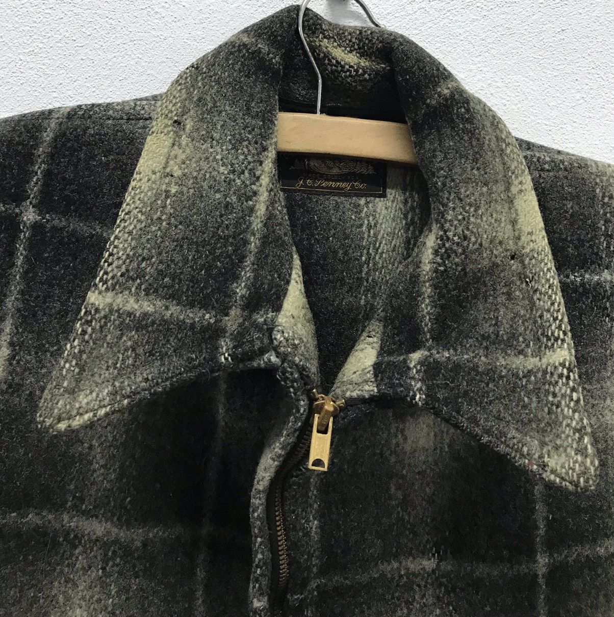 JCPenney × Vintage Vintage J.C.PENNY Wool Jacket Size US L / EU 52-54 / 3 - 3 Thumbnail
