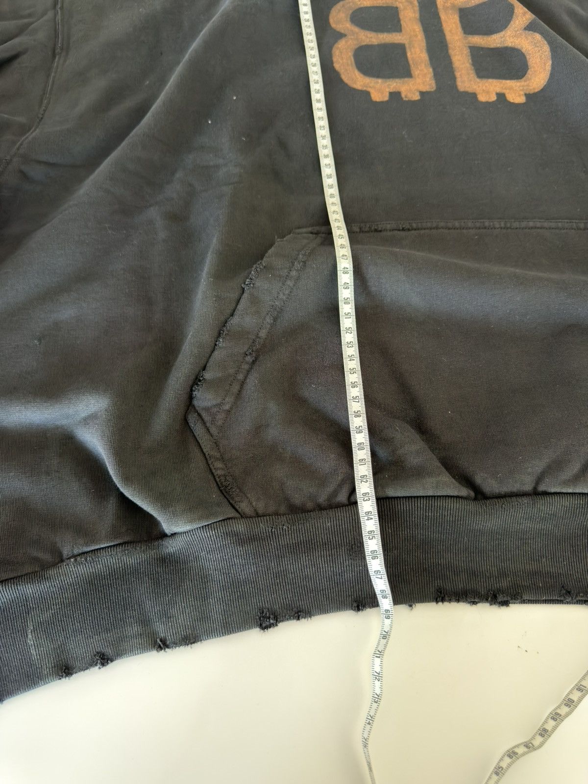 Balenciaga *RARE* BALENCIAGA DEMNA DISTRESSED BITCOIN HOODIE XXL BOXY Size US XXL / EU 58 / 5 - 19 Thumbnail
