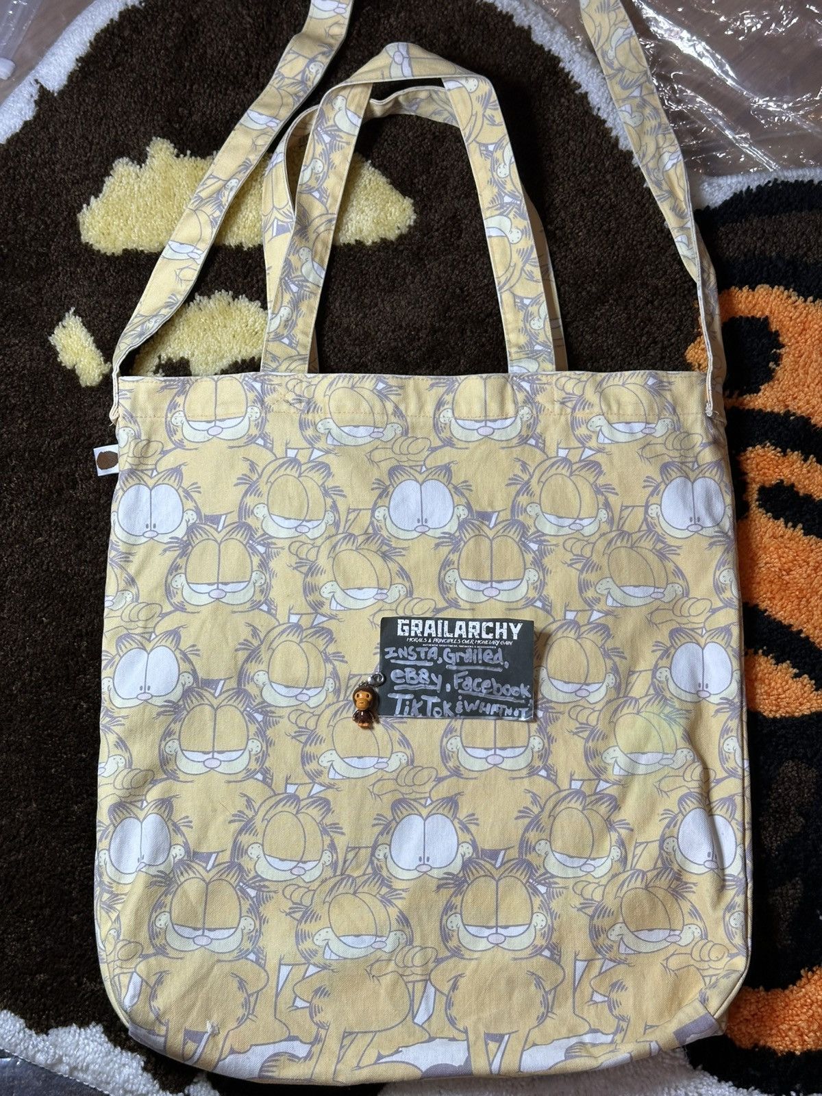 Bape RARE A BATHING APE BAPE x GARFIELD TOTE BAG Size ONE SIZE - 4 Thumbnail