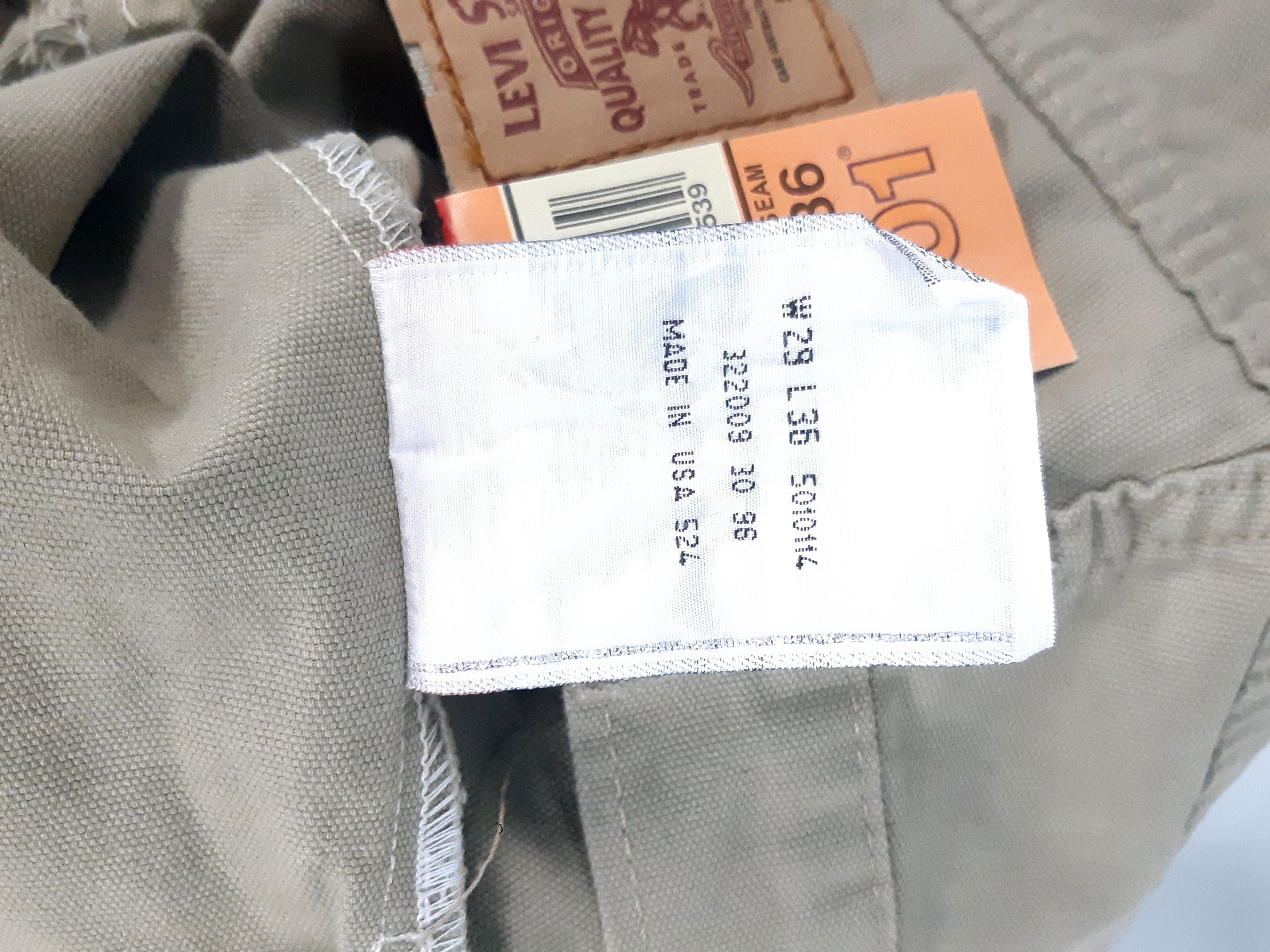 Levi's Vintage 90s LEVIS 501 Jeans USA size W29/L36 NWT Size 29" - 10 Thumbnail