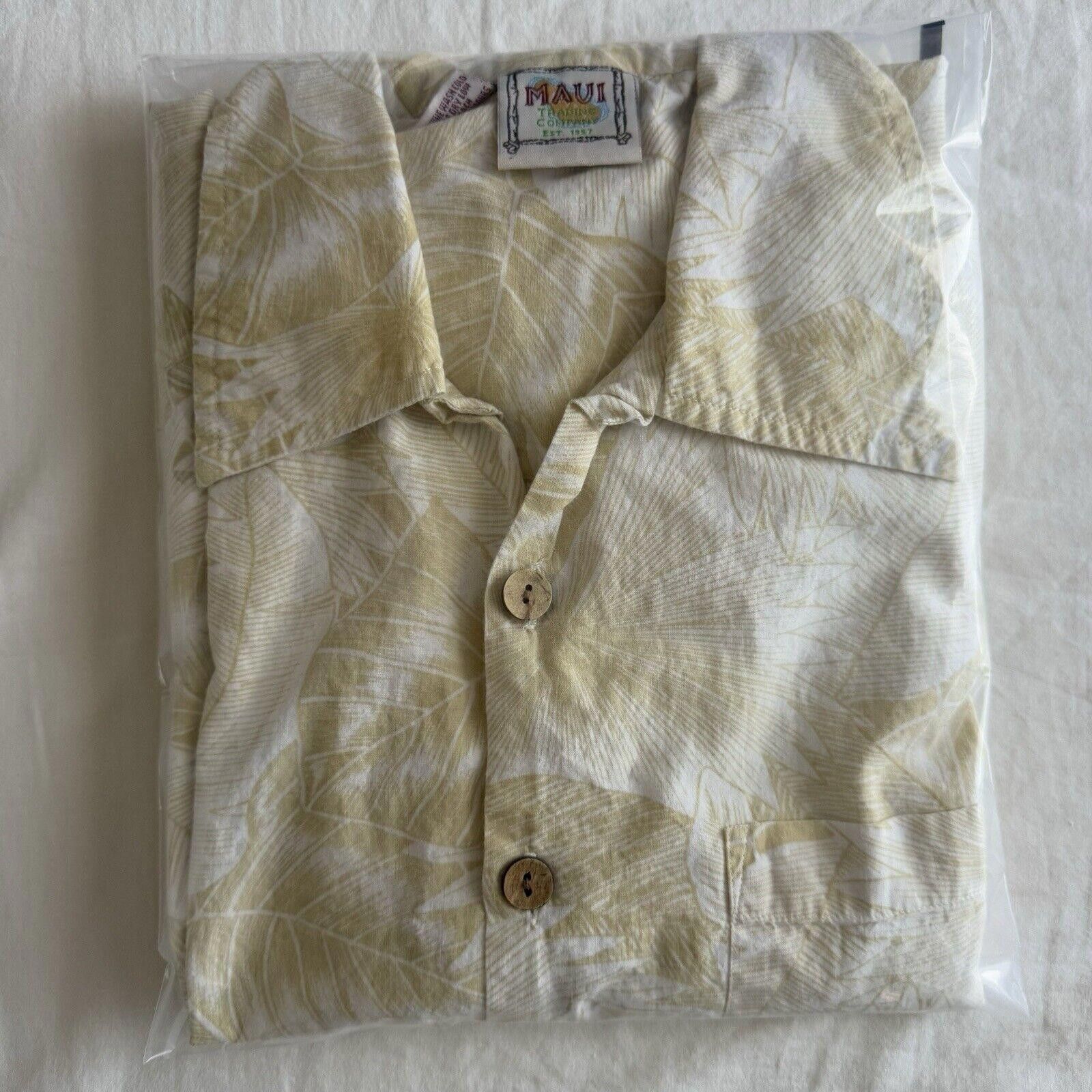 Designer Rare Maui Trading Co Button Up Hawaiian Shirt Men’s M Yellow Size US M / EU 48-50 / 2 - 9 Thumbnail