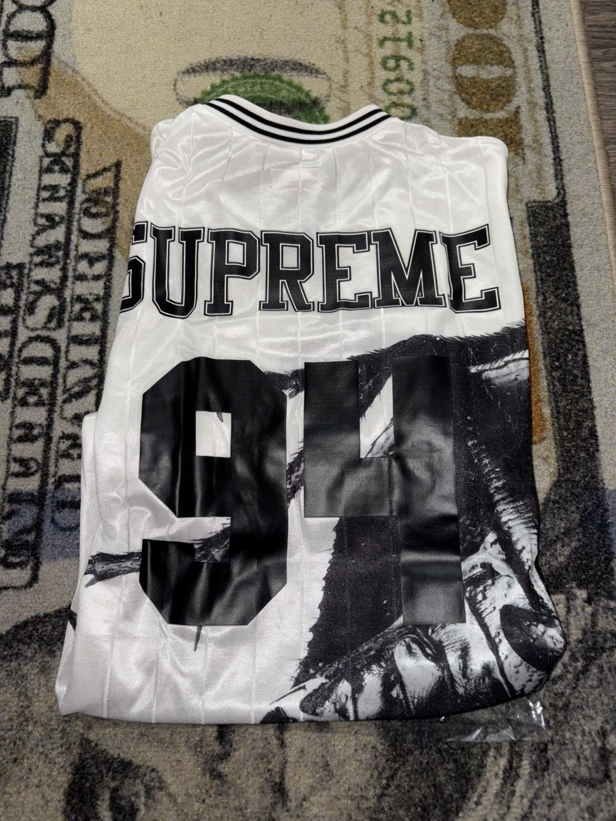 Damien Hirst × Supreme SUPREME DAMIEN HIRST SOCCER JERSEY 'WHITE
