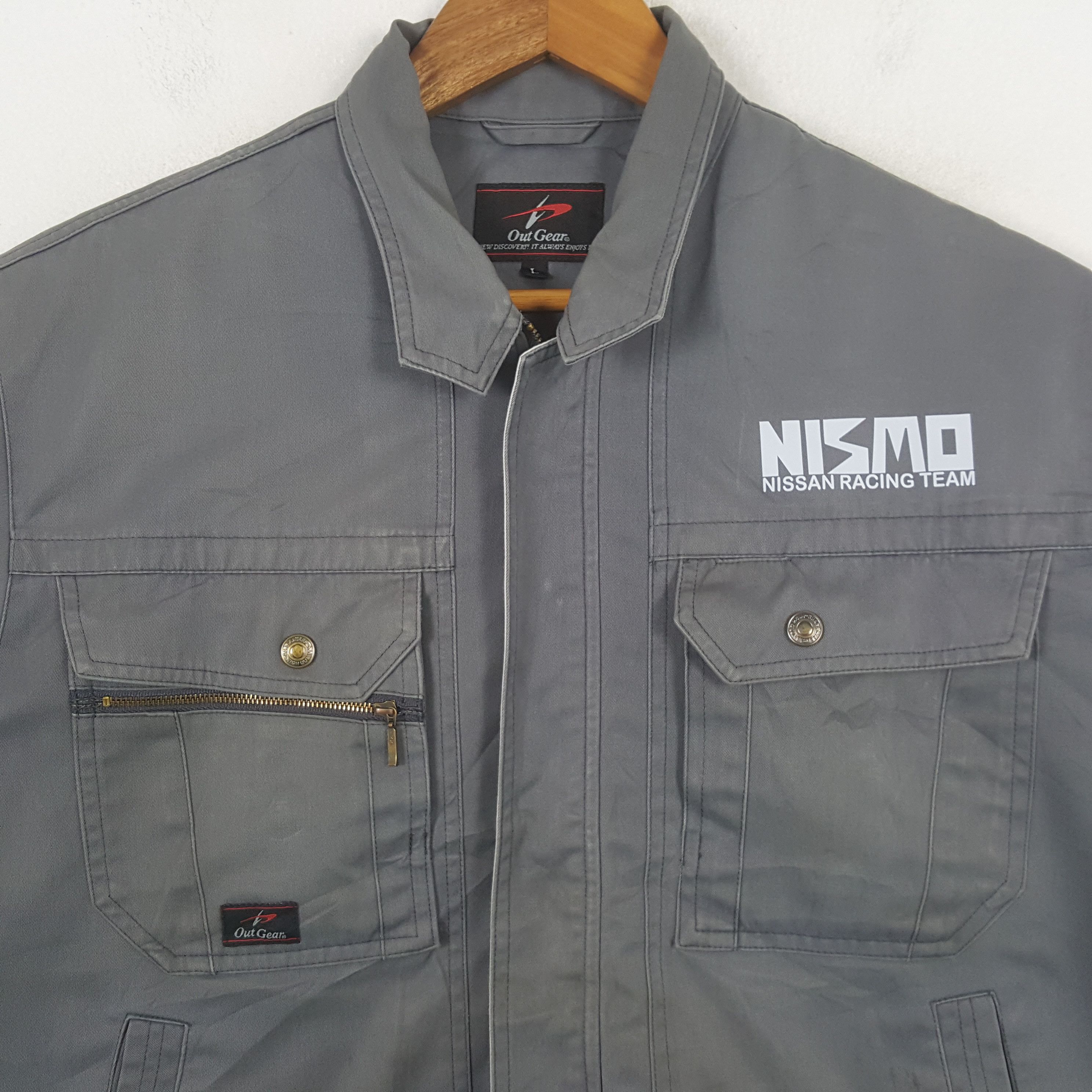 Japanese Brand × Vintage Vintag NISMO NISSAN RACING TEAM Japan Custom Jacket c282n25 Size US L / EU 52-54 / 3 - 4 Thumbnail