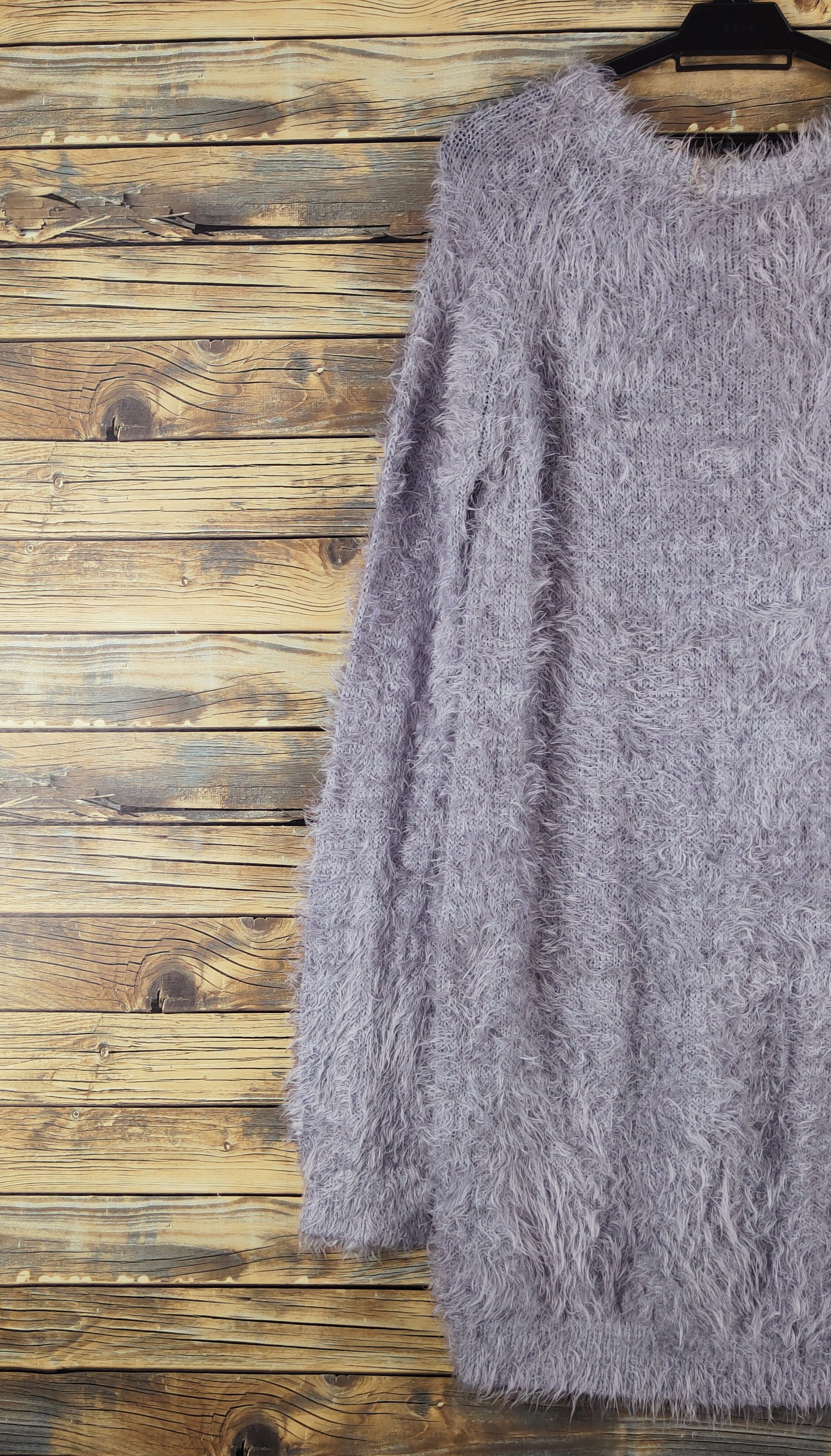 Japanese Brand Durer Dark Gray Shag Shaggy Fur Mohair Knitwear #W1173 Size M / US 6-8 / IT 42-44 - 8 Thumbnail