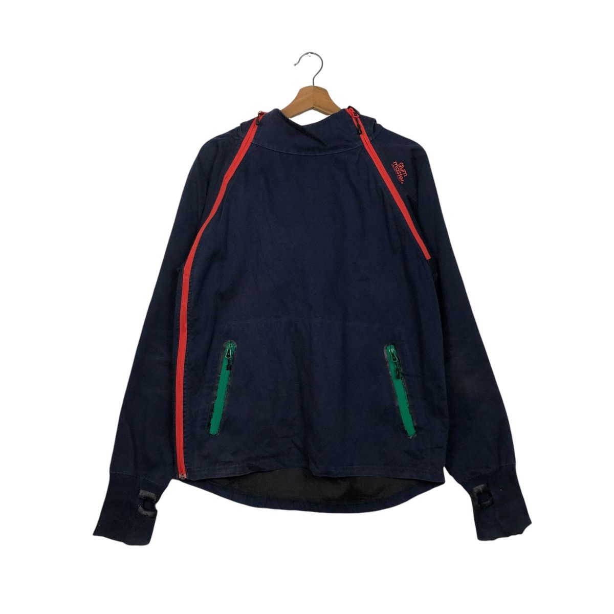 Japanese Brand × Vintage 🔥VINTAGE BONDAGE PARACHUTE DESIGN JACKET GYM MASTER Size US L / EU 52-54 / 3 - 3 Thumbnail