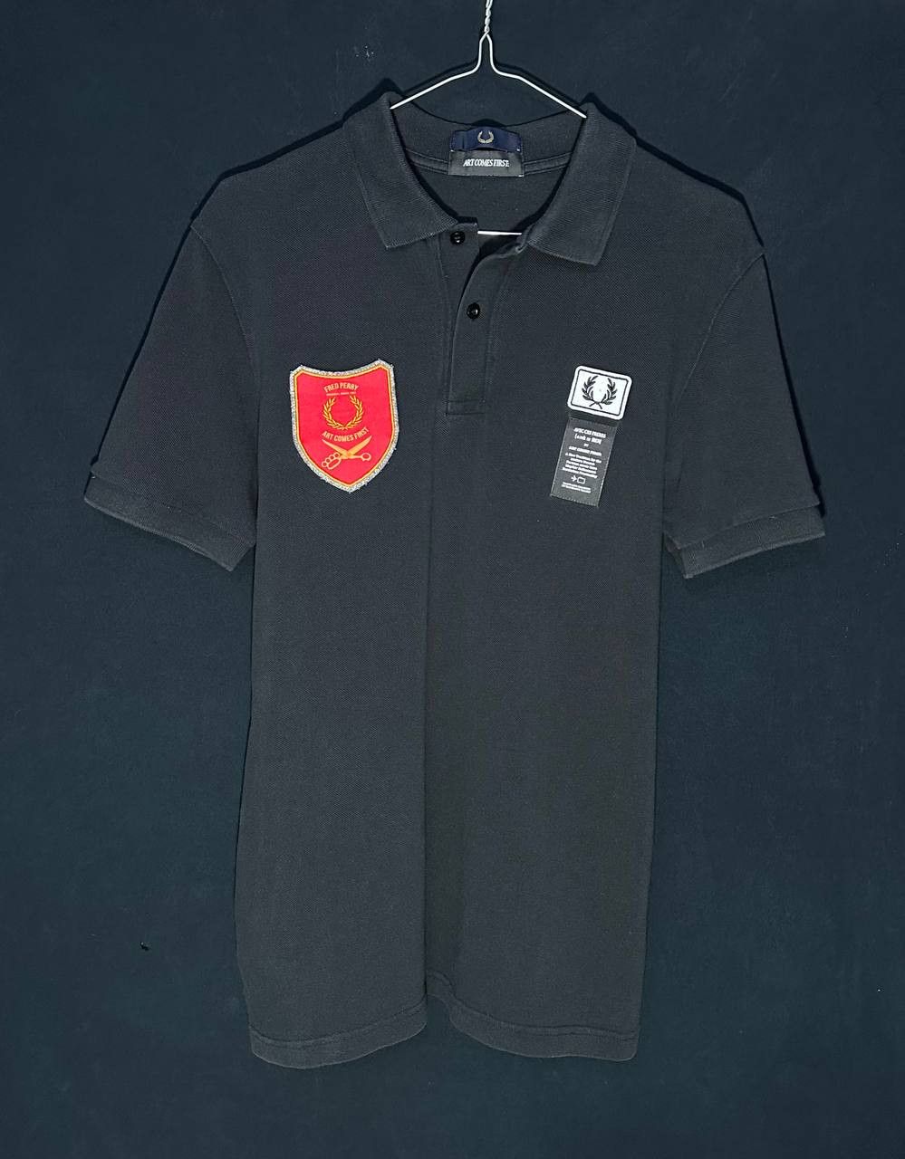 Art Comes First × Fred Perry Fred Perry X Art Comes First Shield Patch Polo Shirt Size US S / EU 44-46 / 1 - 1 Thumbnail