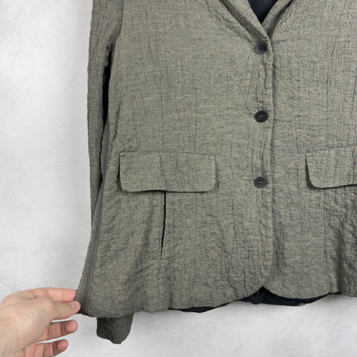 Annette Gortz Annette Gortz Kim Viscose Cotton Wool Blazer Jacket Size 38 Size XS / US 0-2 / IT 36-38 - 10 Thumbnail