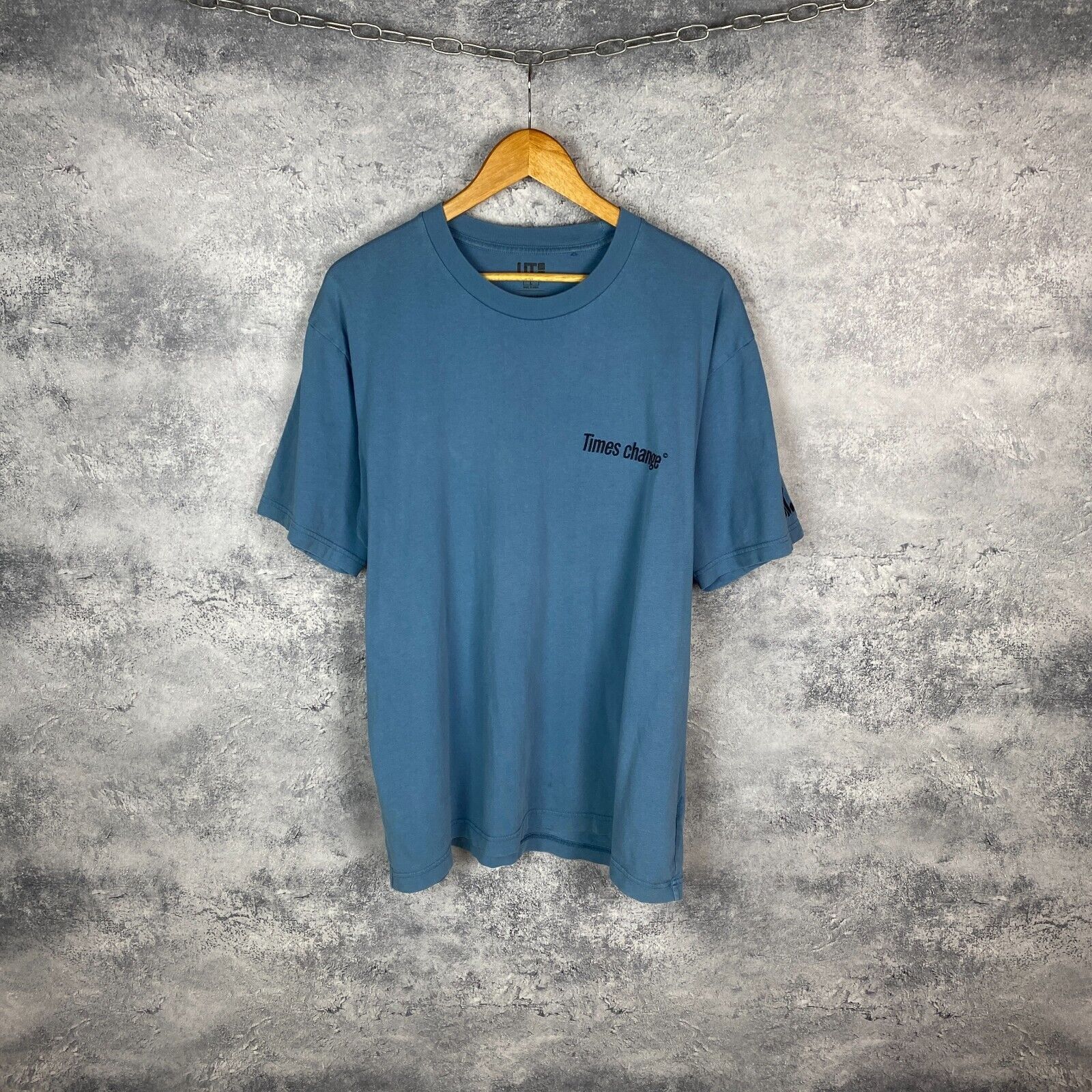 Uniqlo Uniqlo Peter Saville Remix Tee Men's Size L Blue ` Size US L / EU 52-54 / 3 - 1 Thumbnail